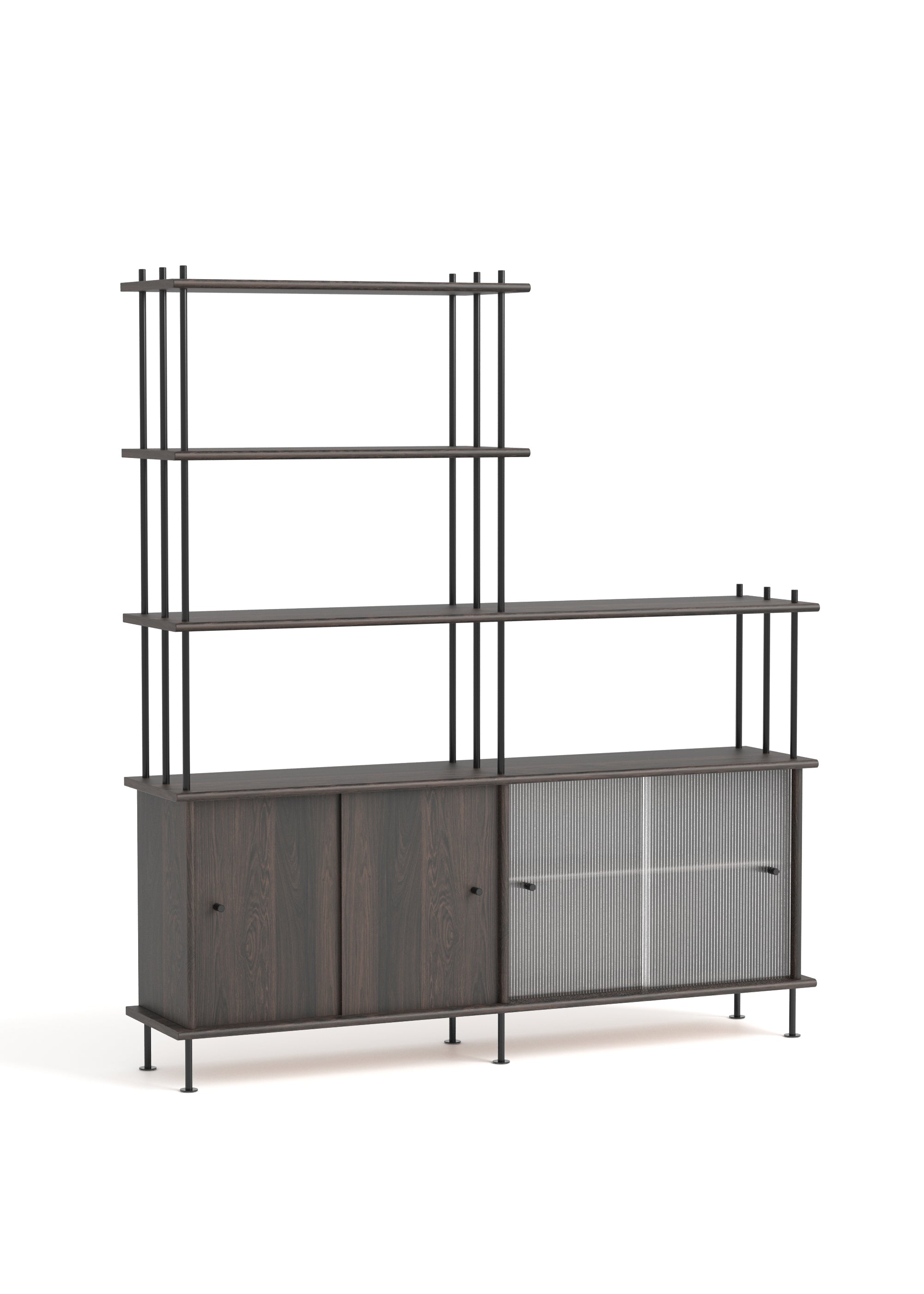 BAVA 160 Cabinet in Ebony Oak Wood