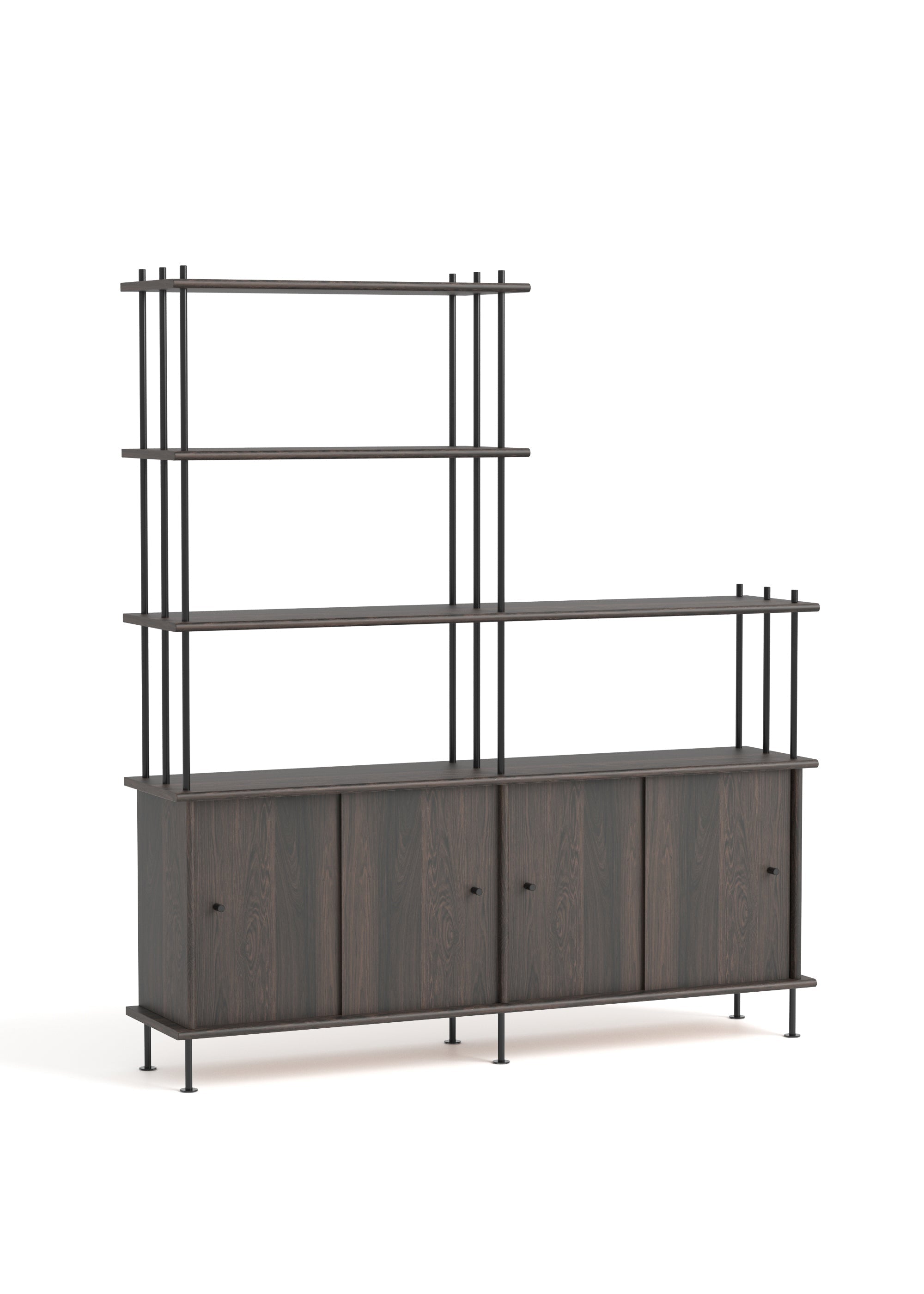 BAVA 160 Cabinet in Ebony Oak Wood