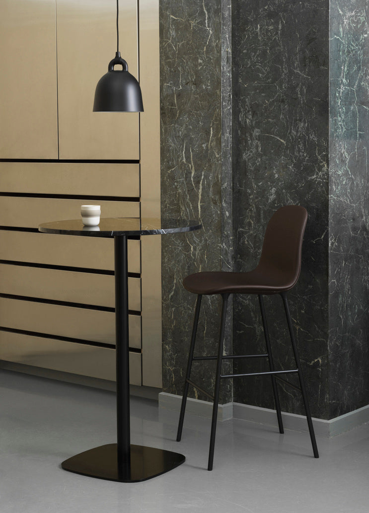 Café Tisch rund Marmory Black Black Black Schwarz