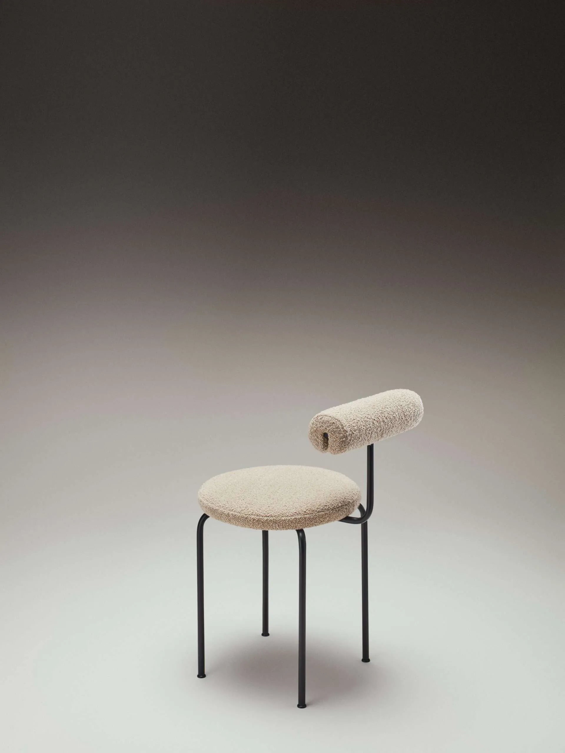 SAGE NO 2 gepolstertes Stuhl mit Metallbasis