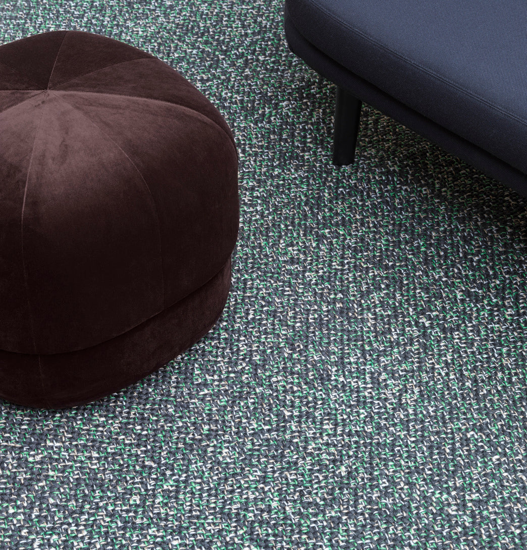Brauner Kaffeezirkus -Pouf