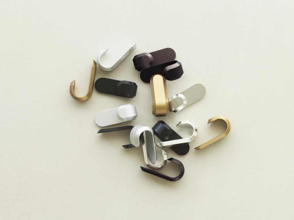 CURVE silver hanger set