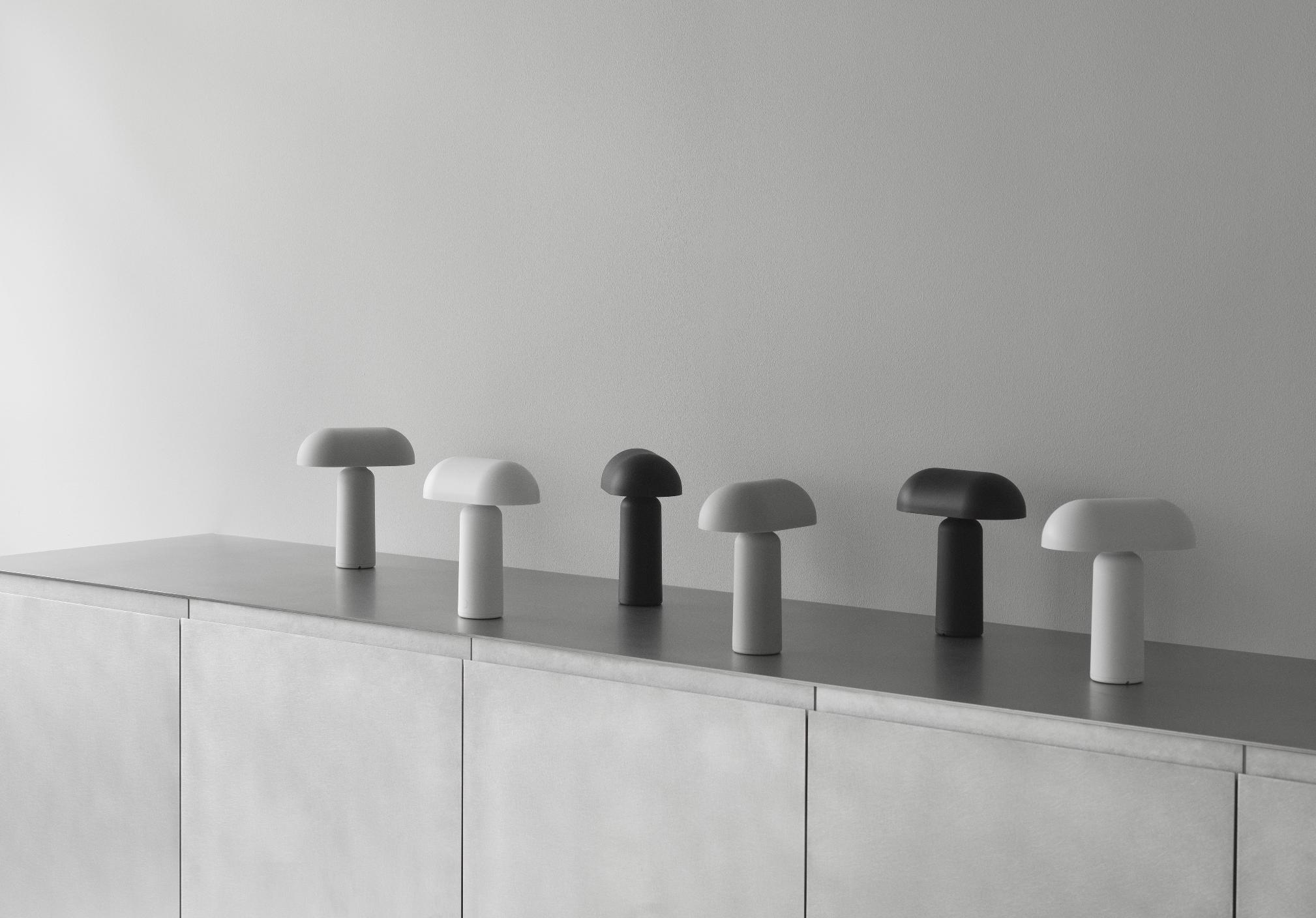 PORTA portable lamp gray