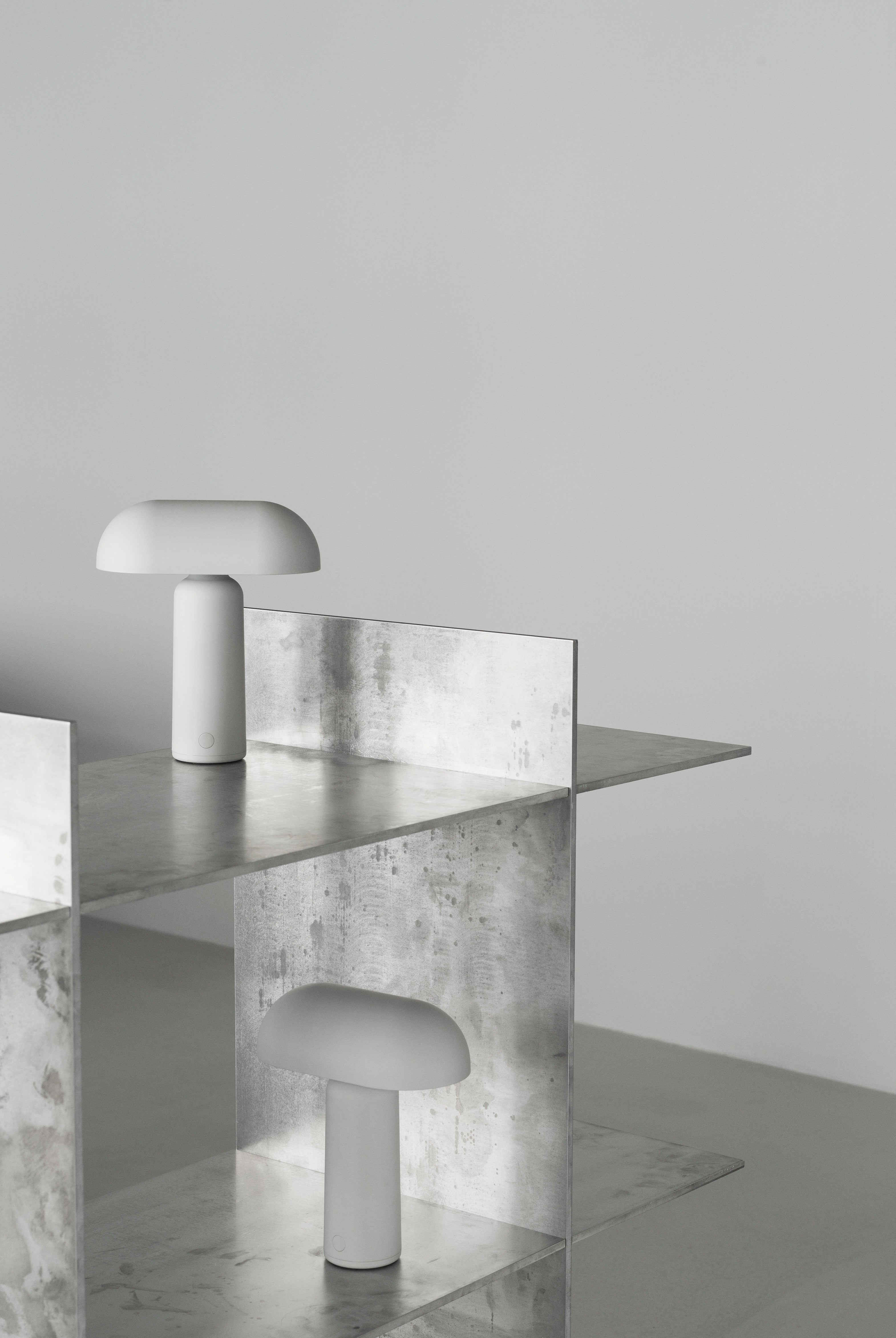 PORTA portable lamp gray