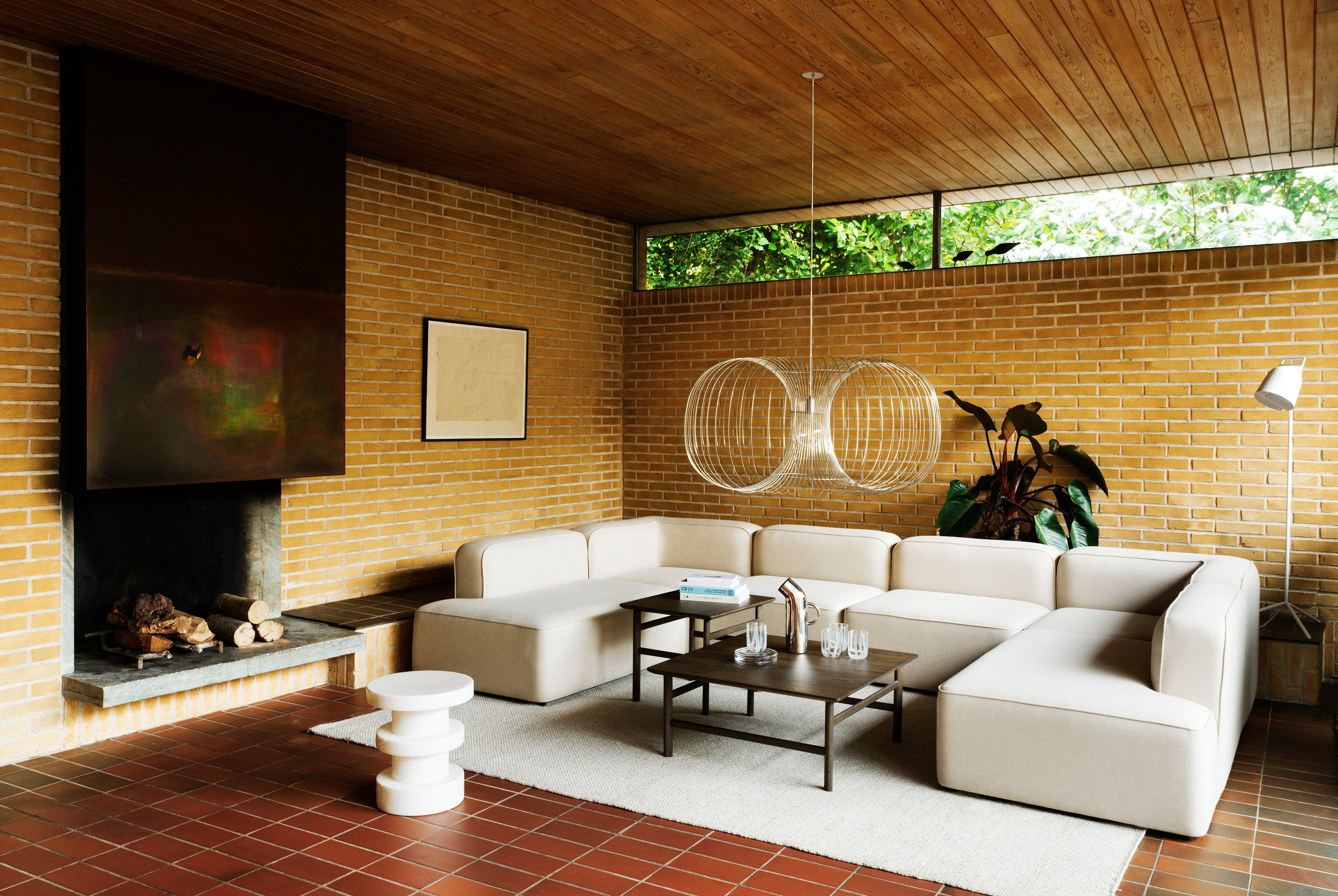 COIL pendant lamp stainless steel