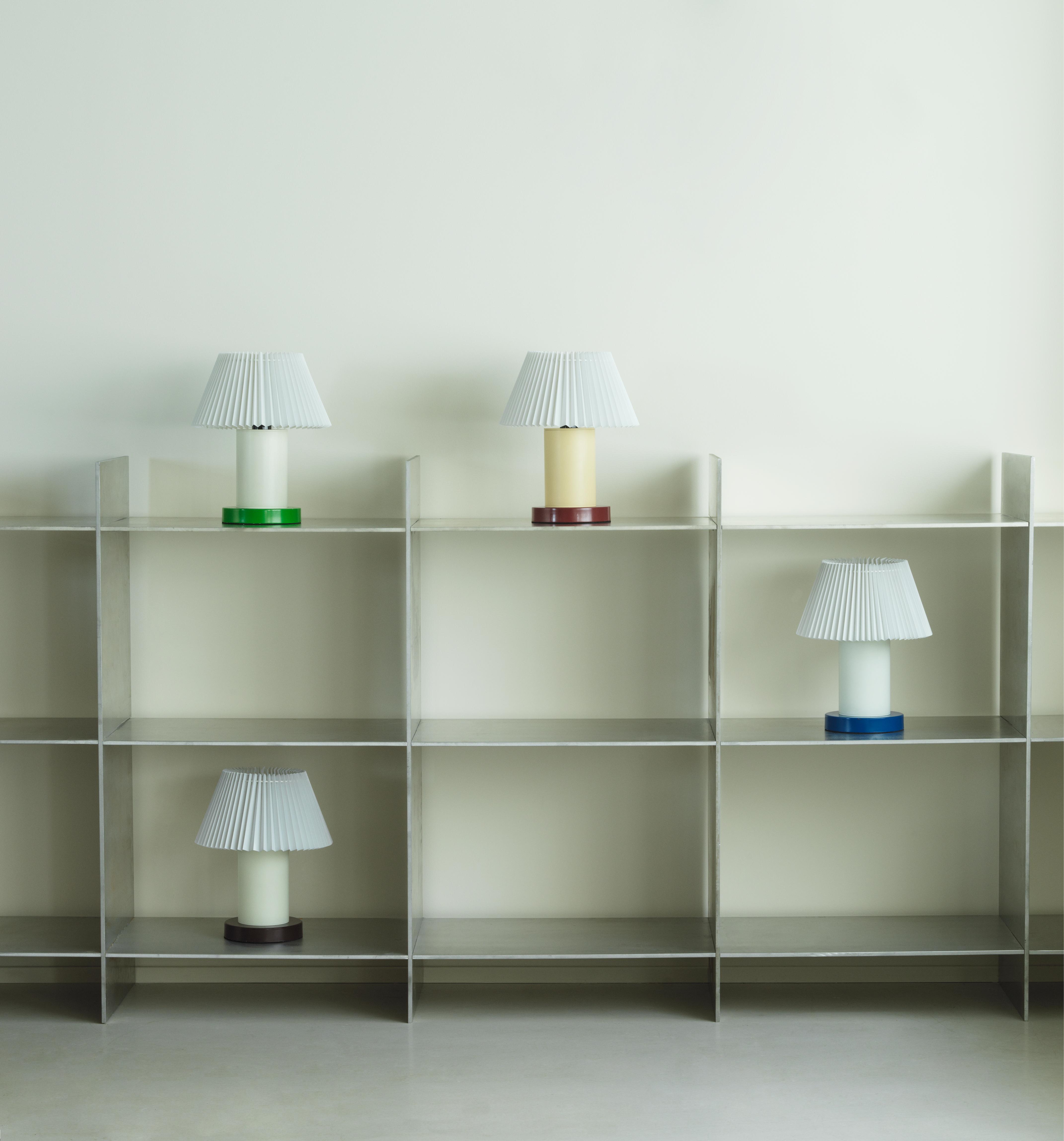 CELLU table lamp white with brown base