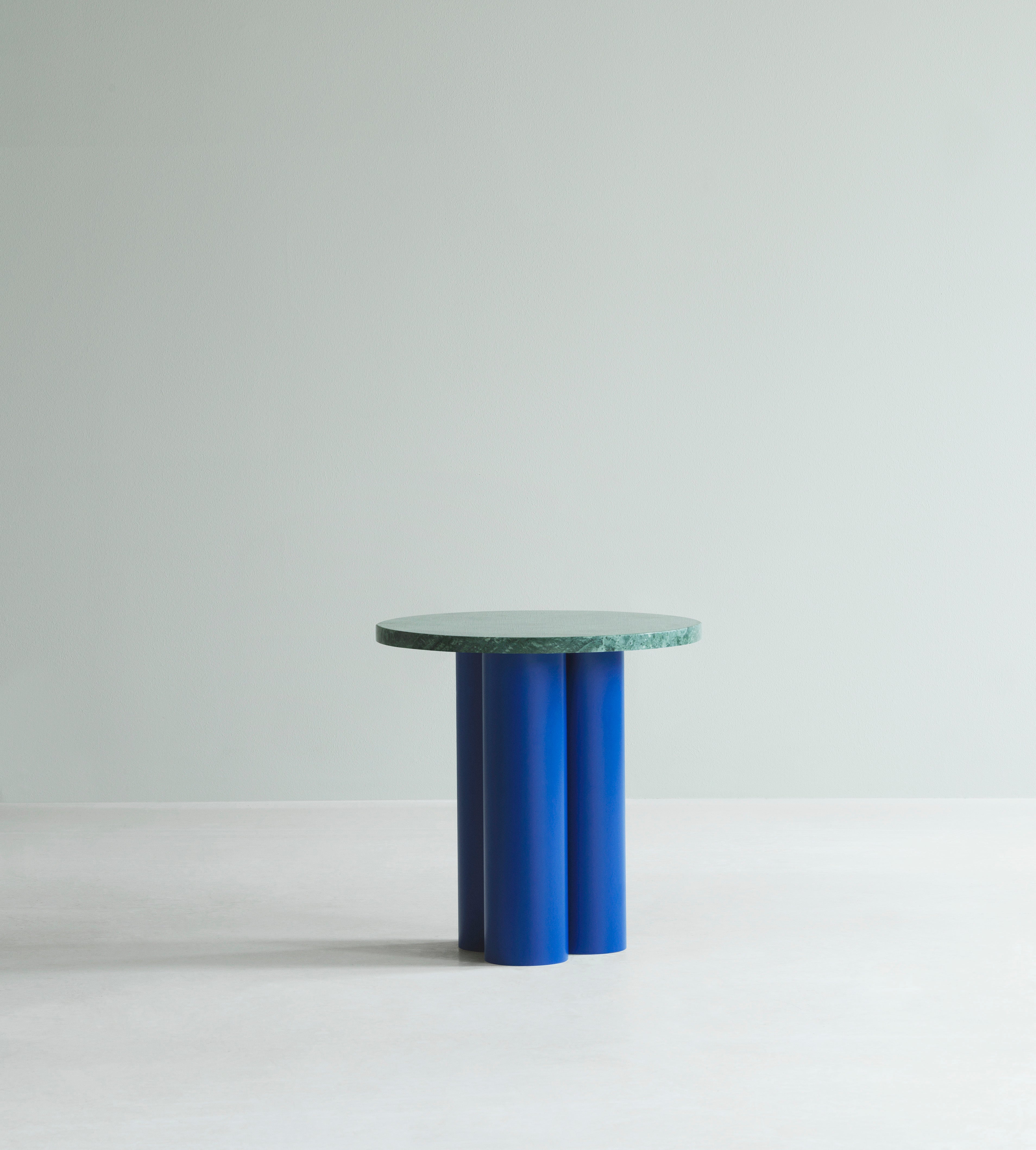 Seitentisch dit blaue Basis