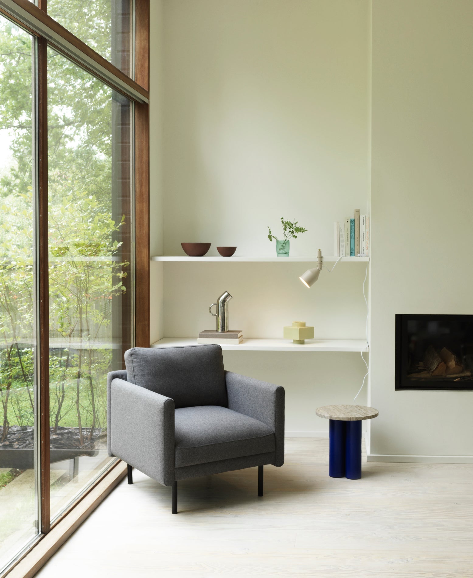 Beistelltisch dit braune Basis
