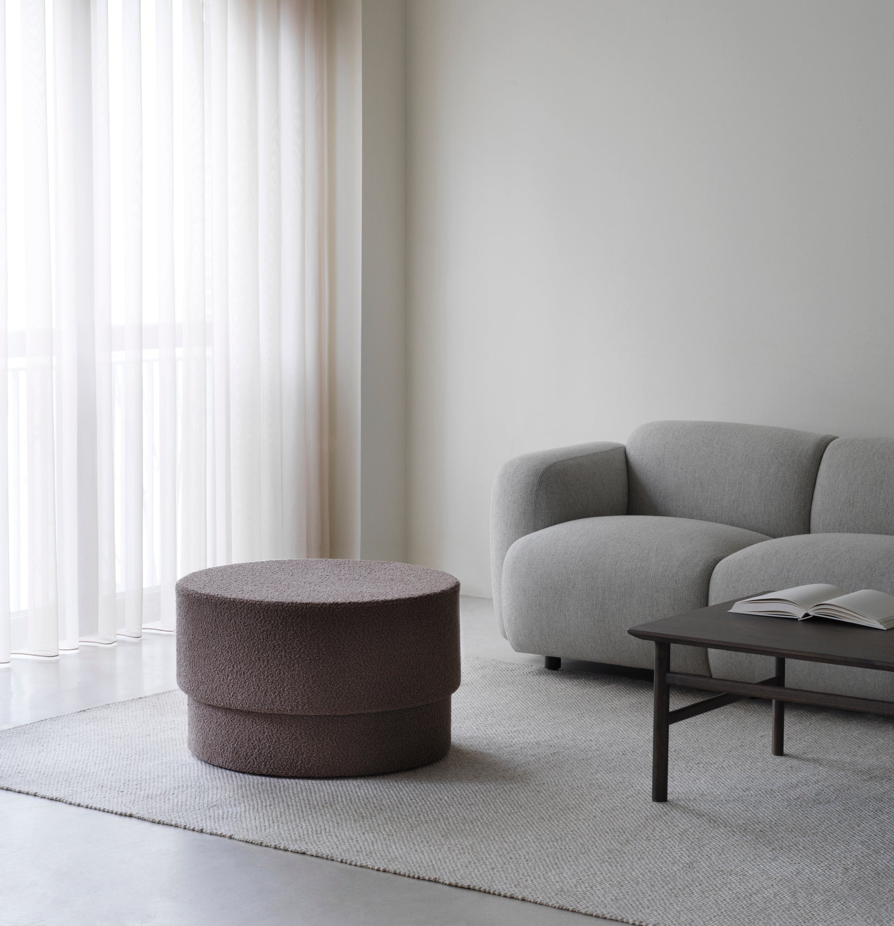 Polsterer Pouf