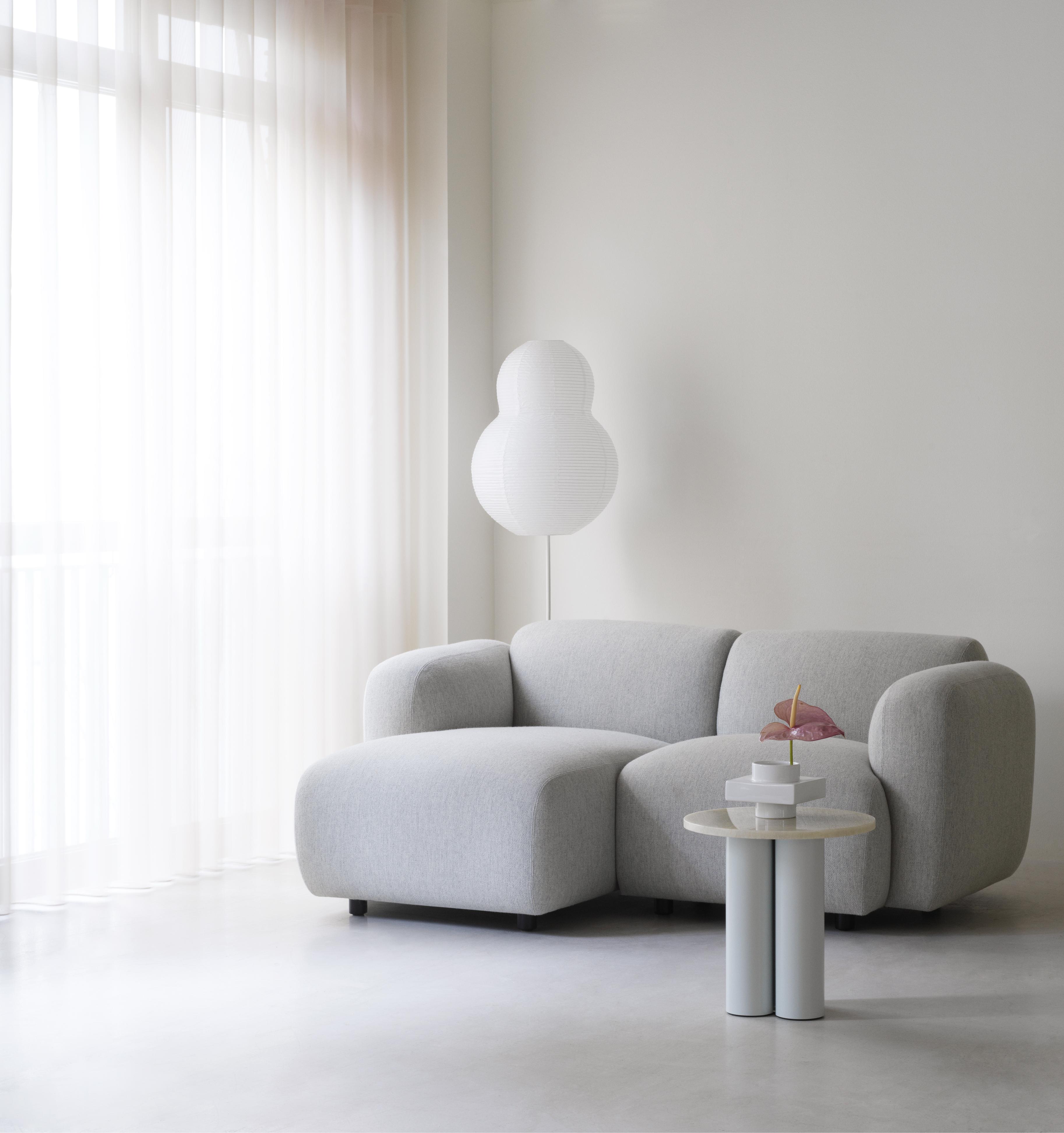 PUFF white floor lamp
