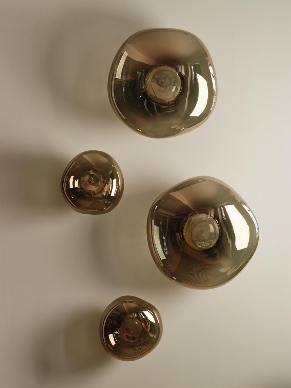 Wandleuchte MELT braun