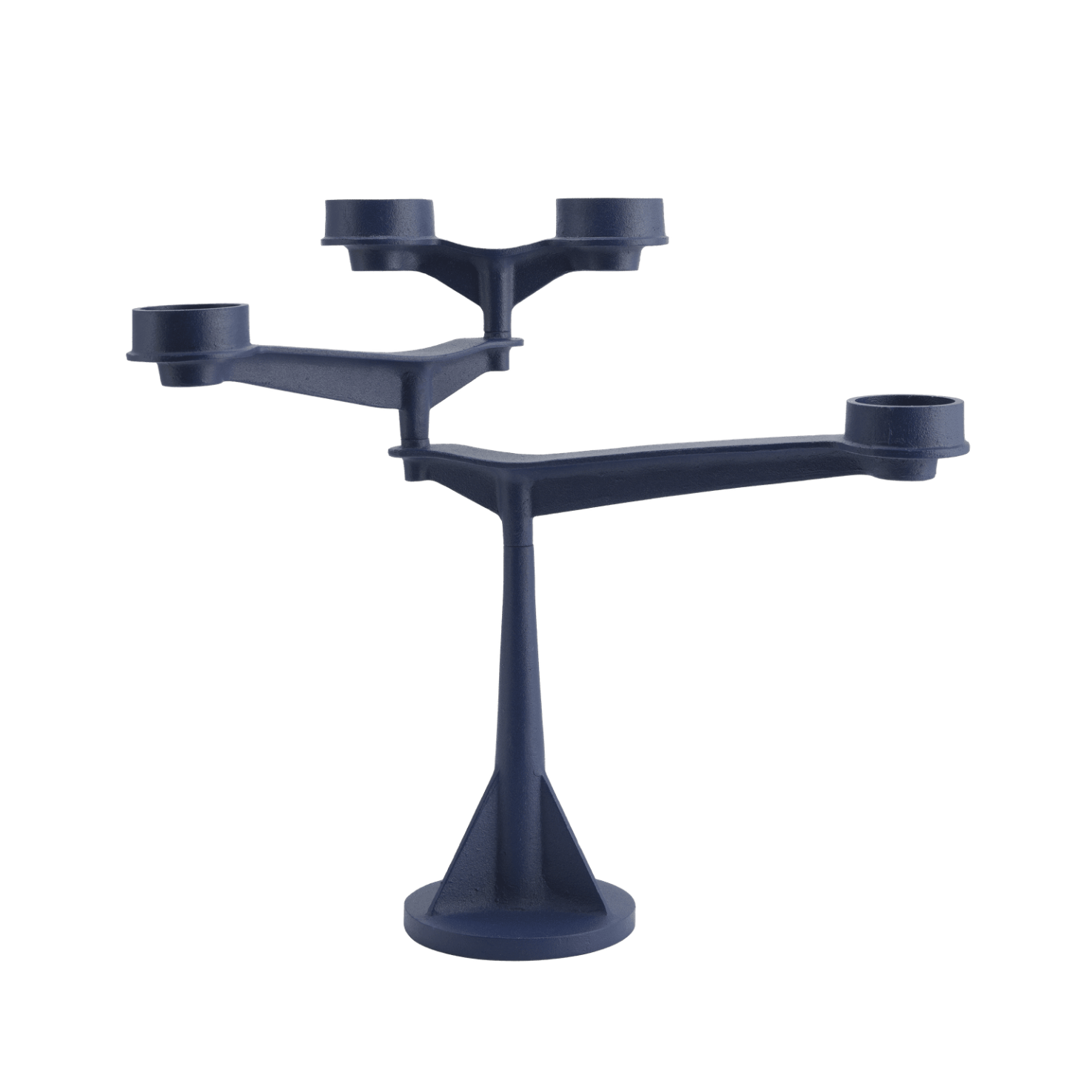 Kerzenhalter SPIN MINI dunkelblau