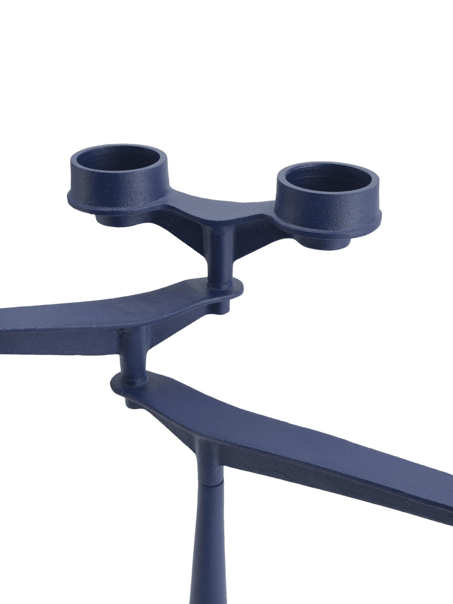 Kerzenhalter SPIN MINI dunkelblau