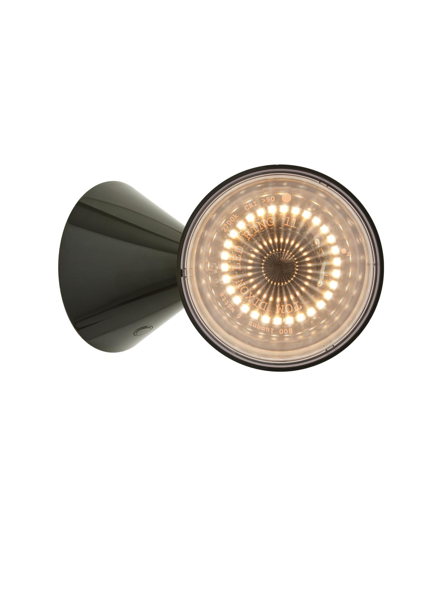 Verstellbare Wandleuchte POSE grau