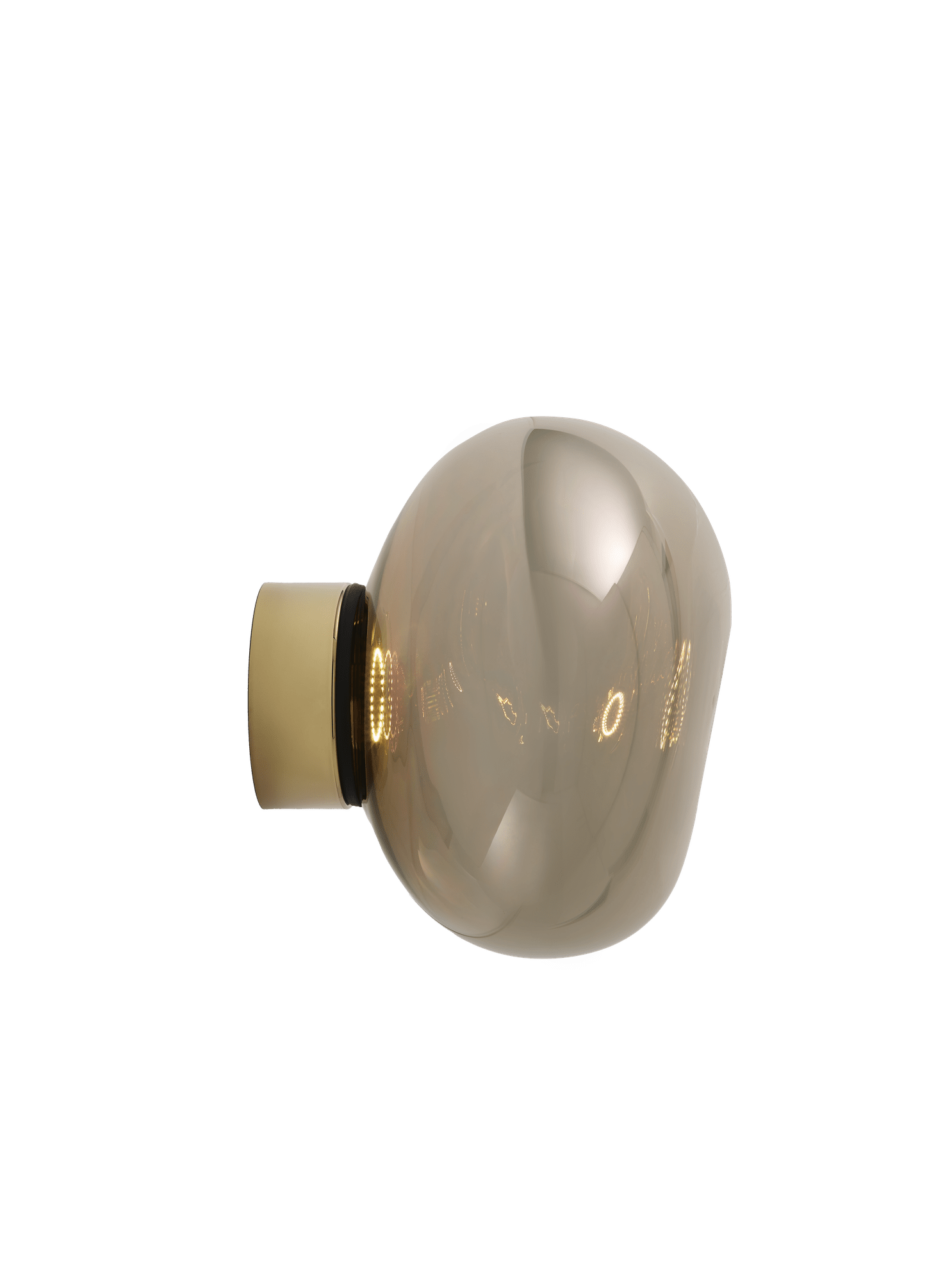 Wandleuchte MELT braun