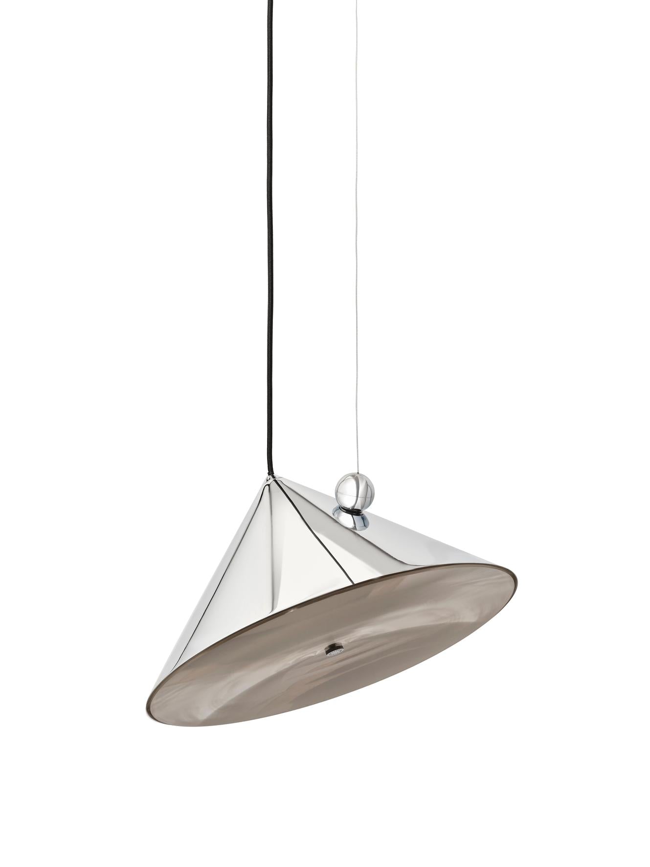 POSE silver pendant lamp