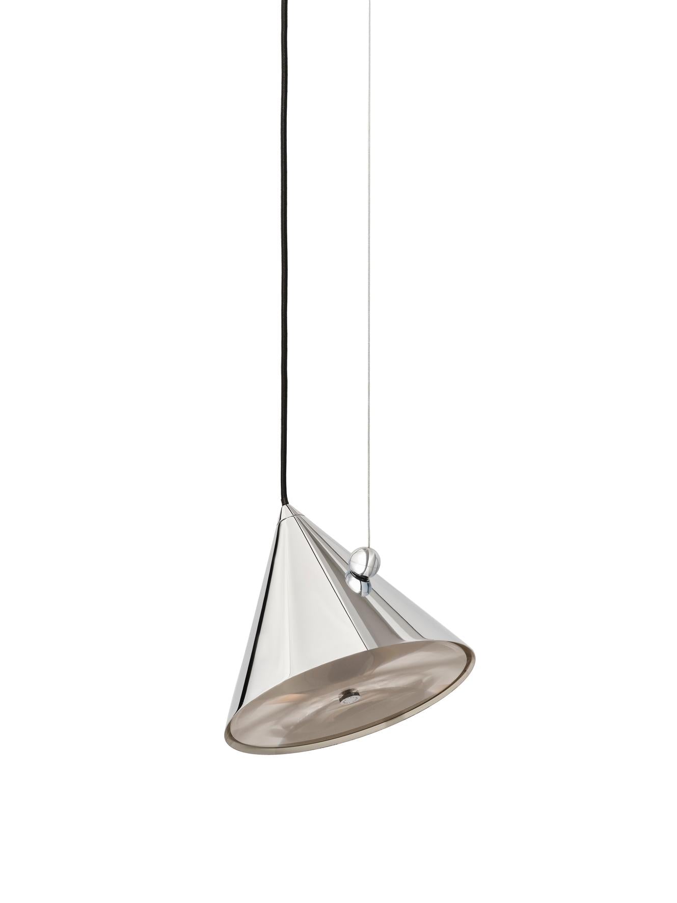 POSE silver pendant lamp