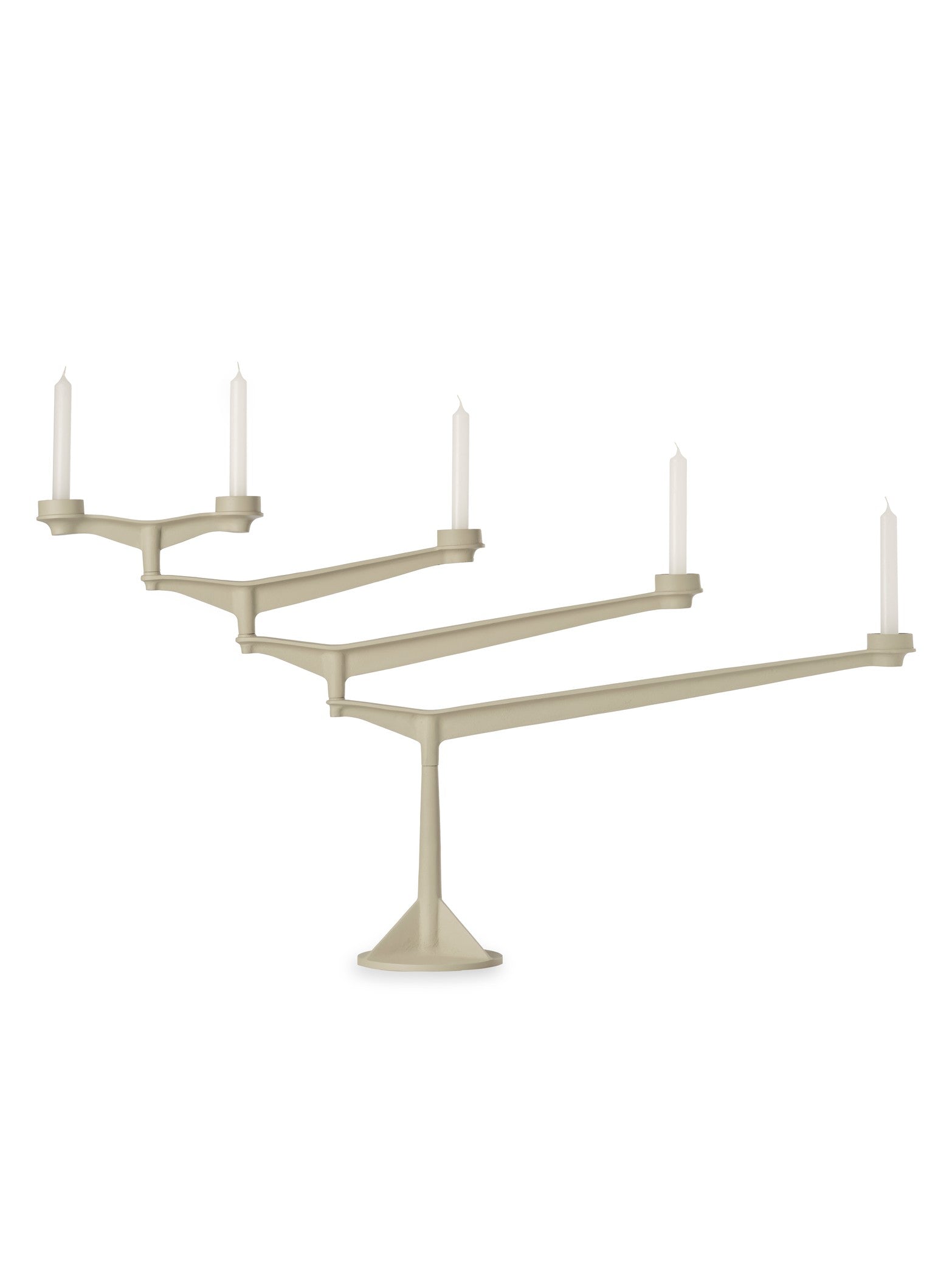 Kerzenhalter SPIN cremefarben