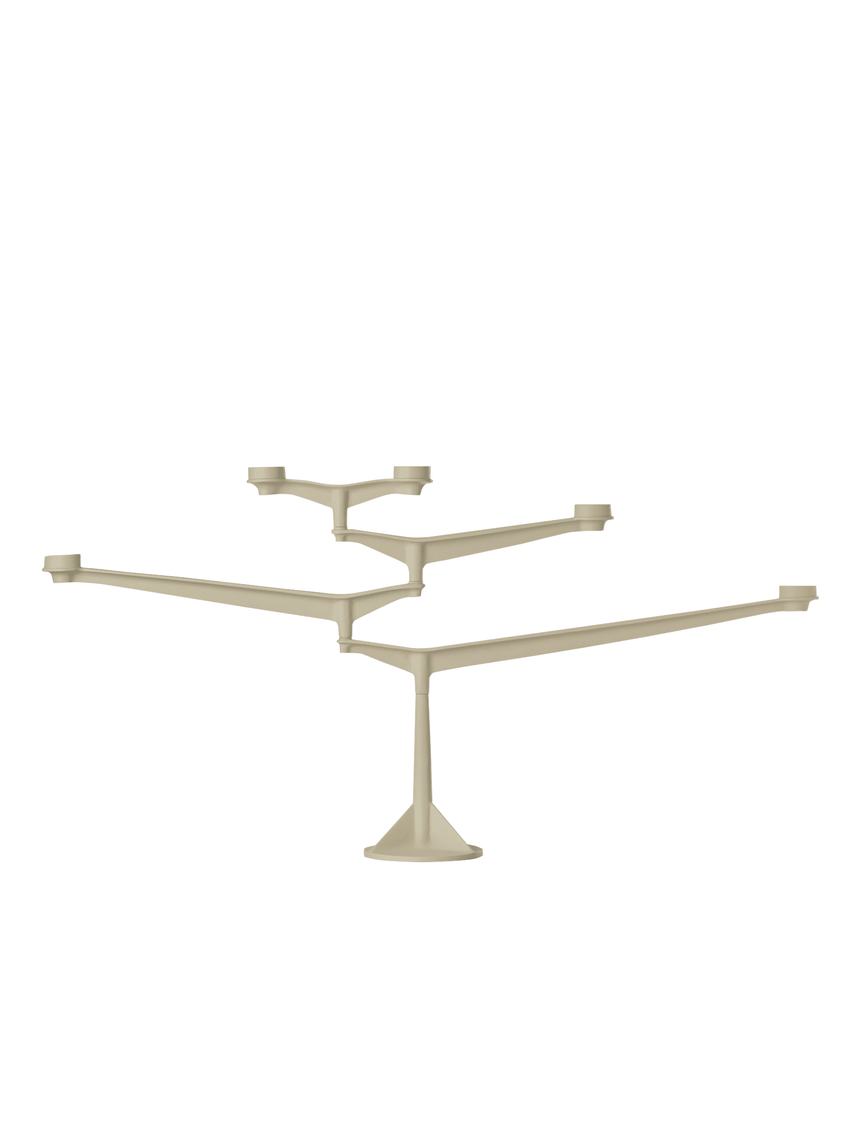 Kerzenhalter SPIN cremefarben