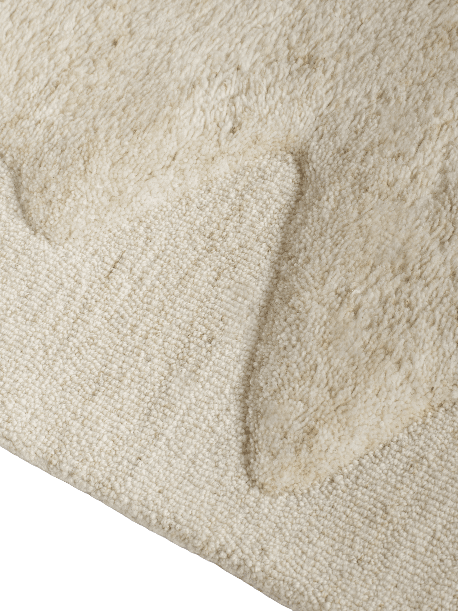 Teppich WOBBLE cremefarben