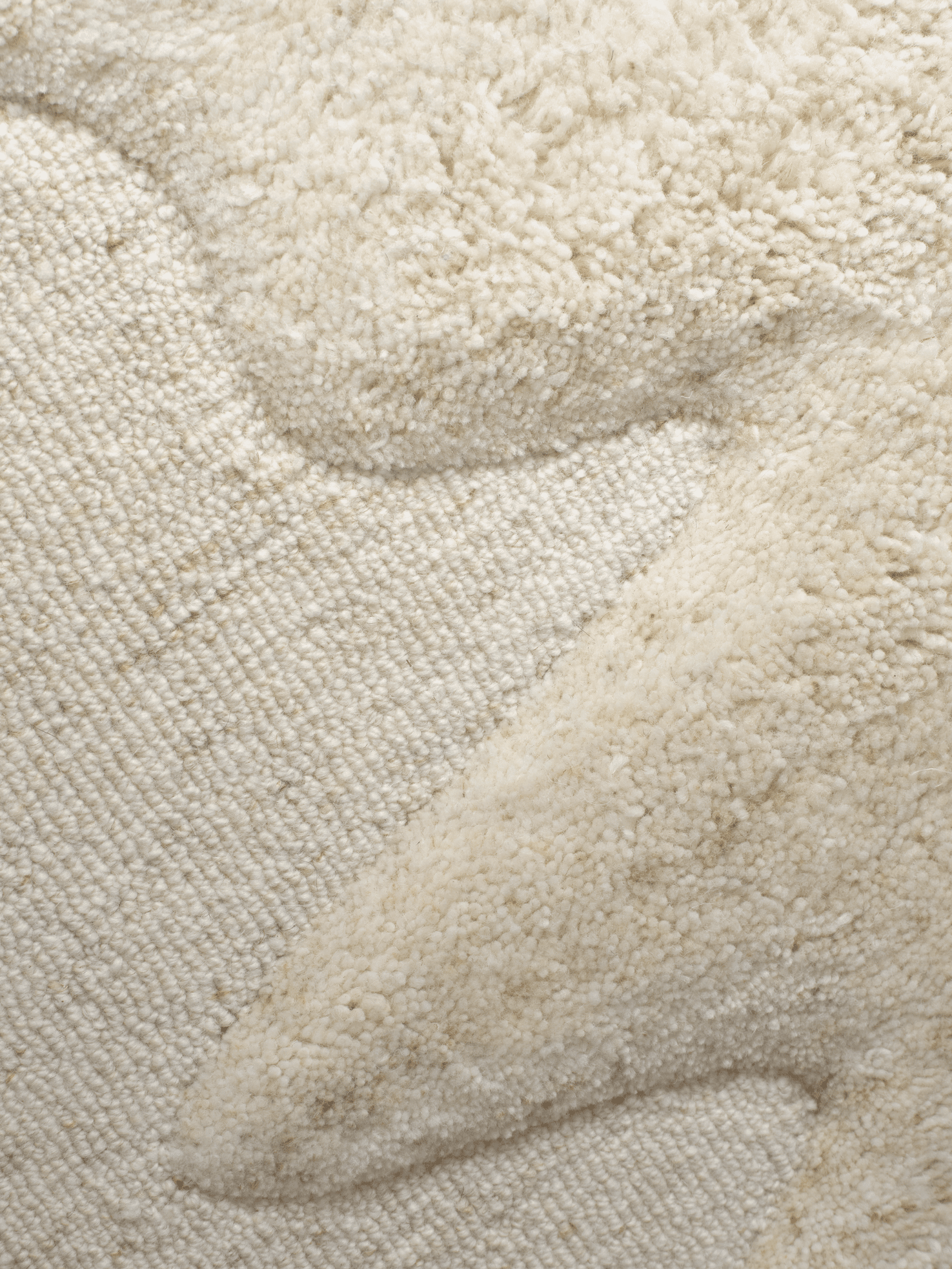 Teppich WOBBLE cremefarben