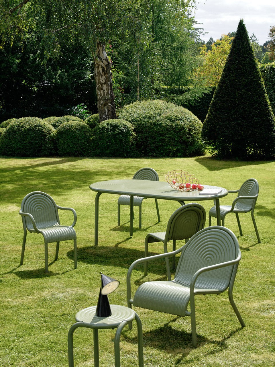 Außenstuhl GROOVE grün