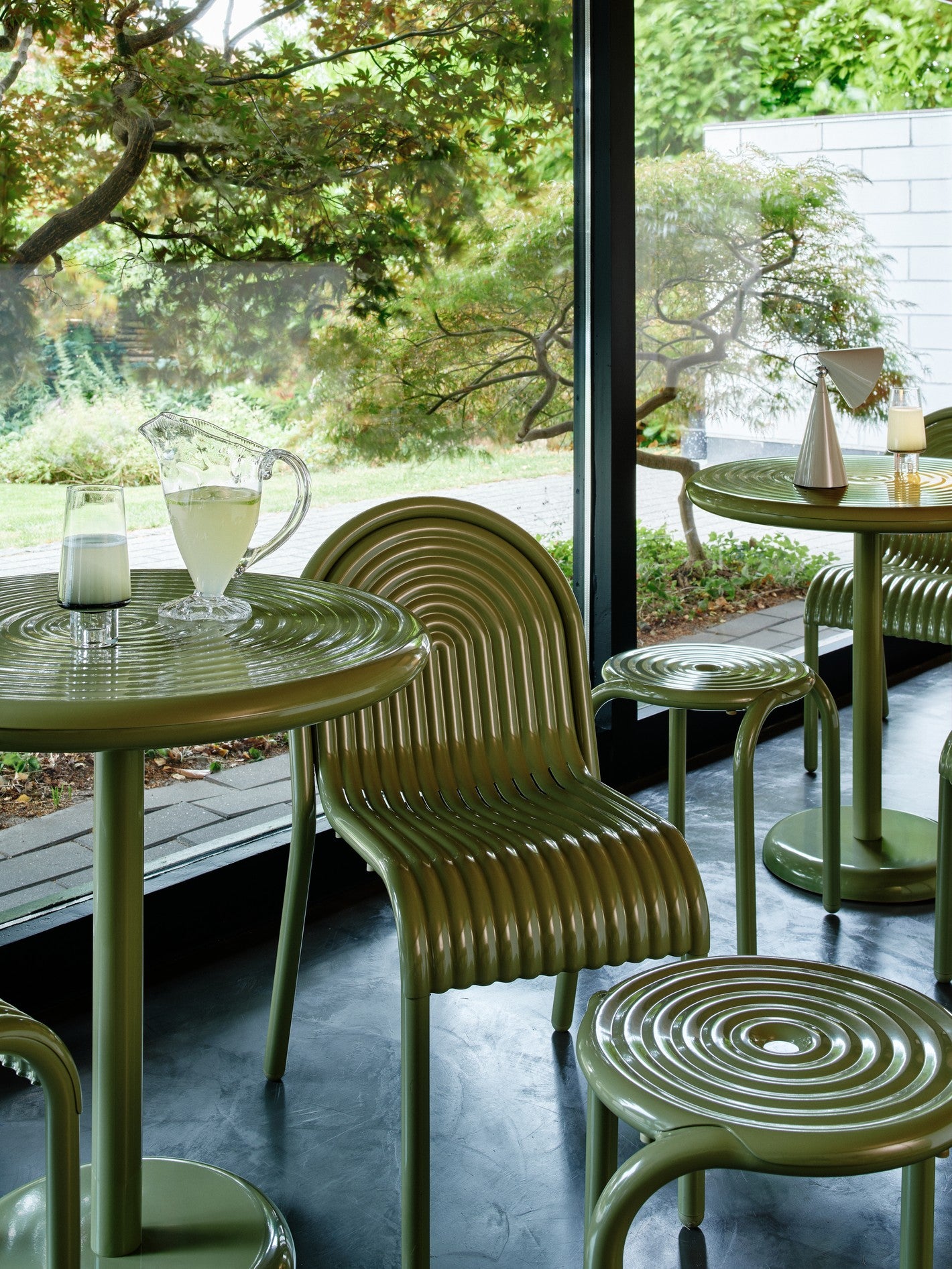Außenstuhl GROOVE grün