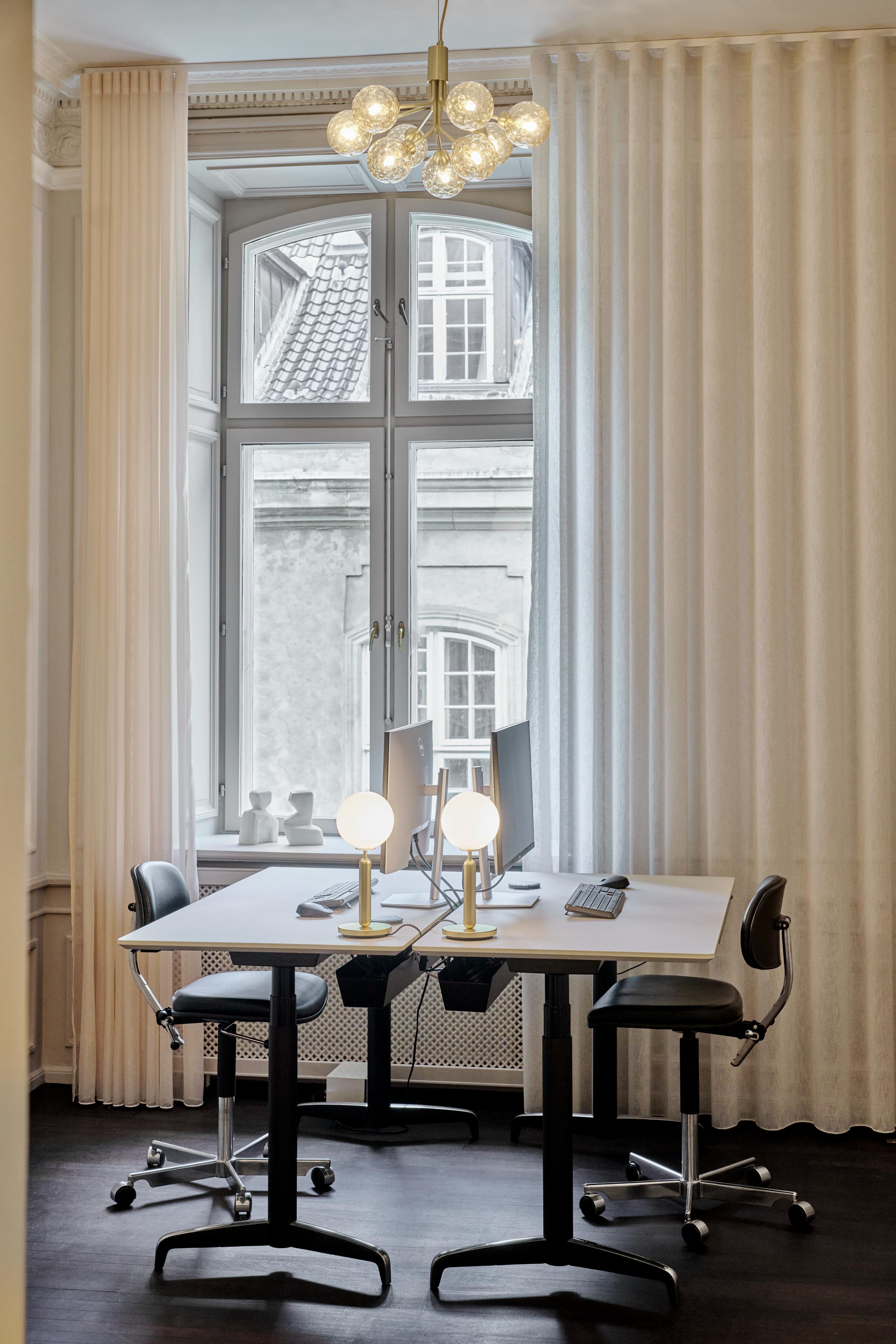 APIALES 9 Pendant Lamp in Brass with Gold Glass [Antonina] [Amelia spr]