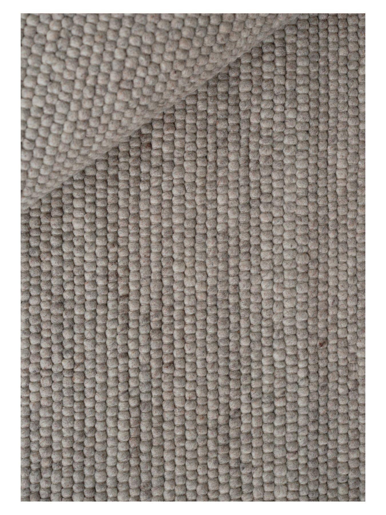 AGNER light gray round rug