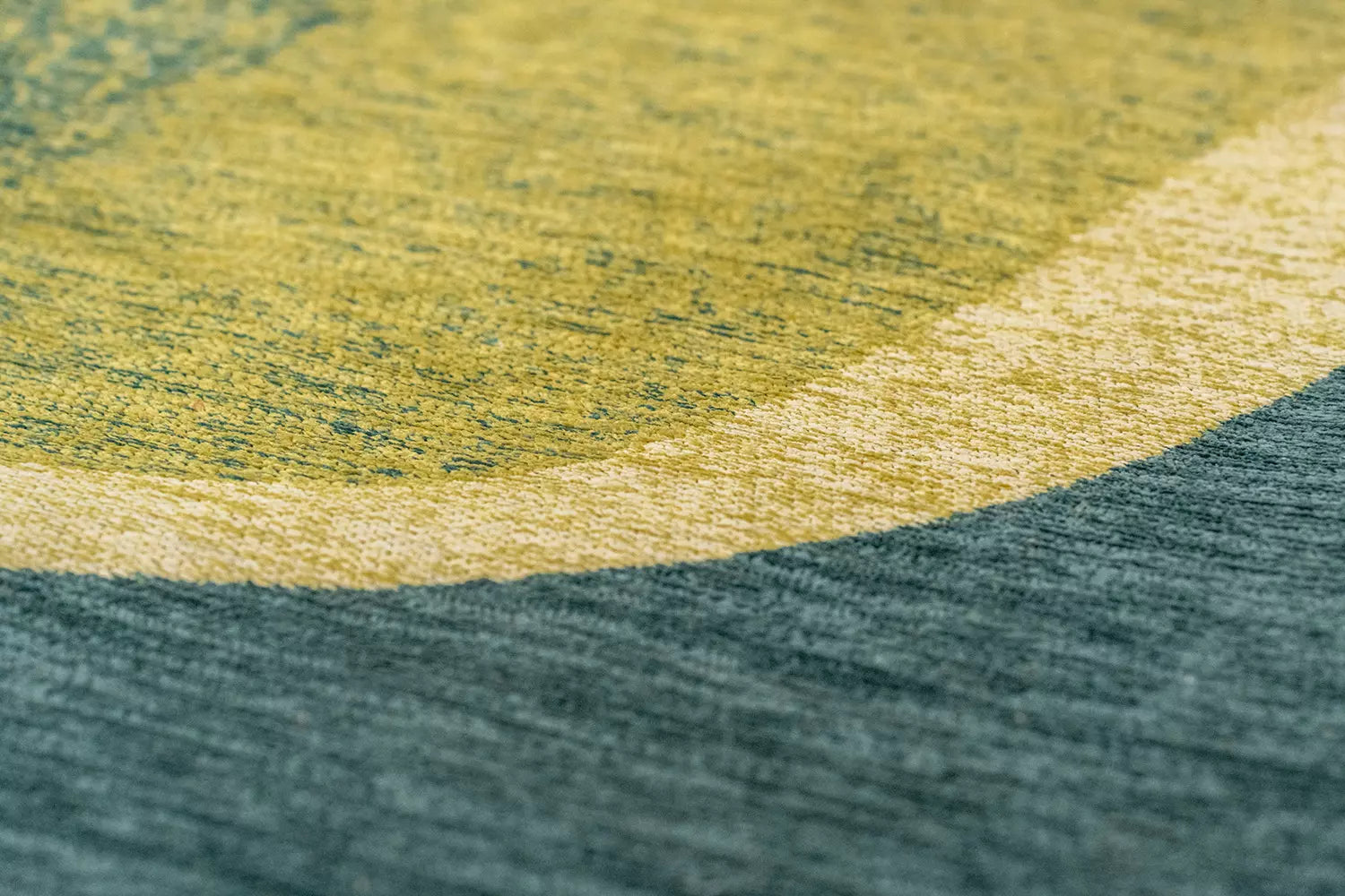 Teppich MARBLE grün mit blau und beige