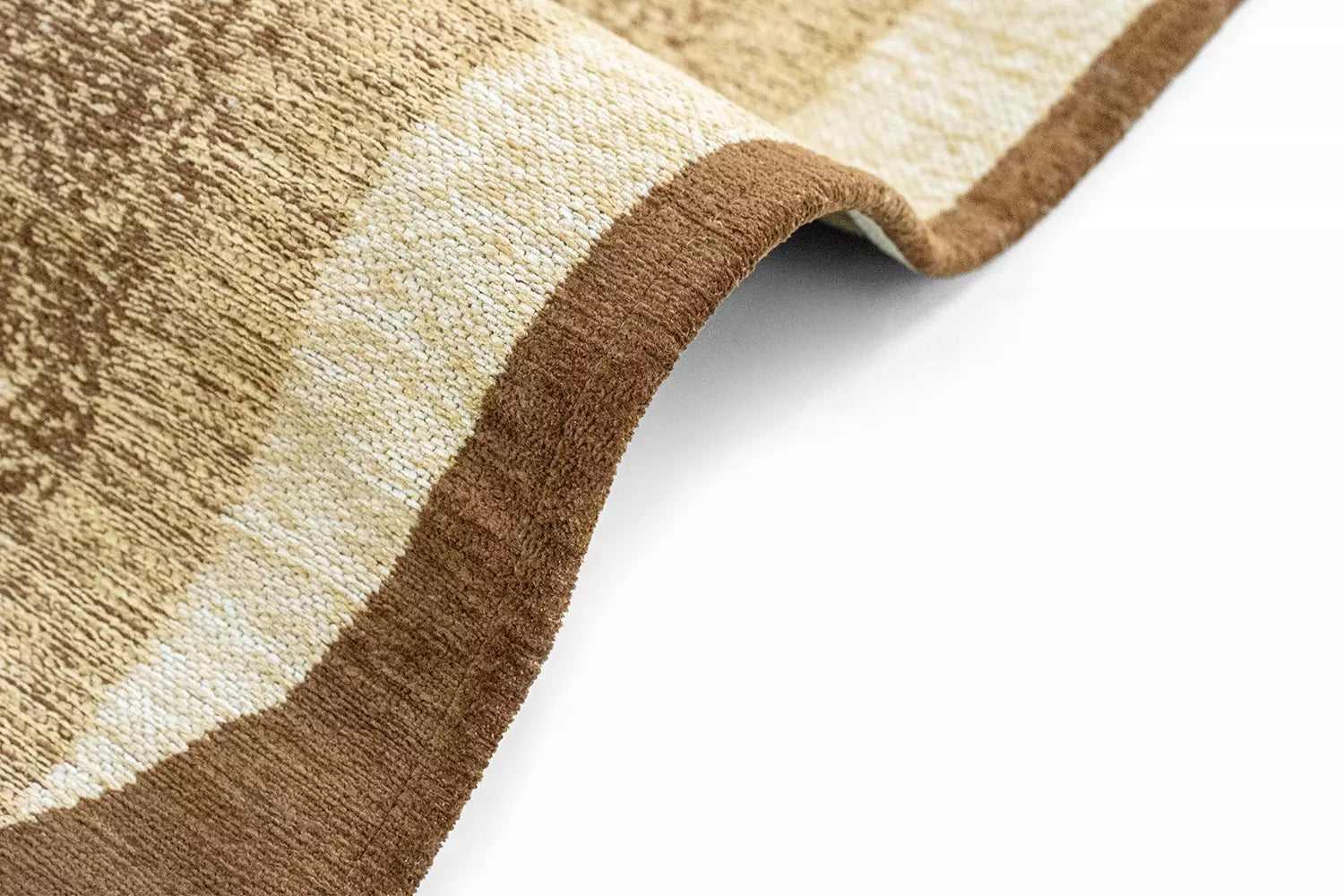 Teppich MARBLE braun mit beige