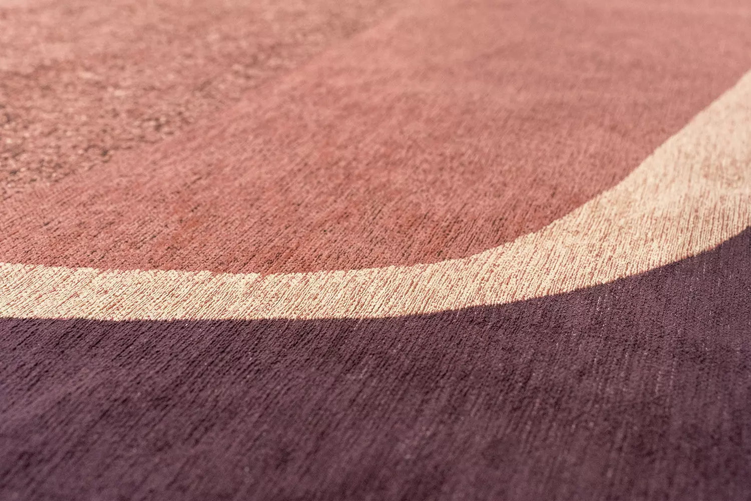 Teppich MARBLE lila mit rosa und beige