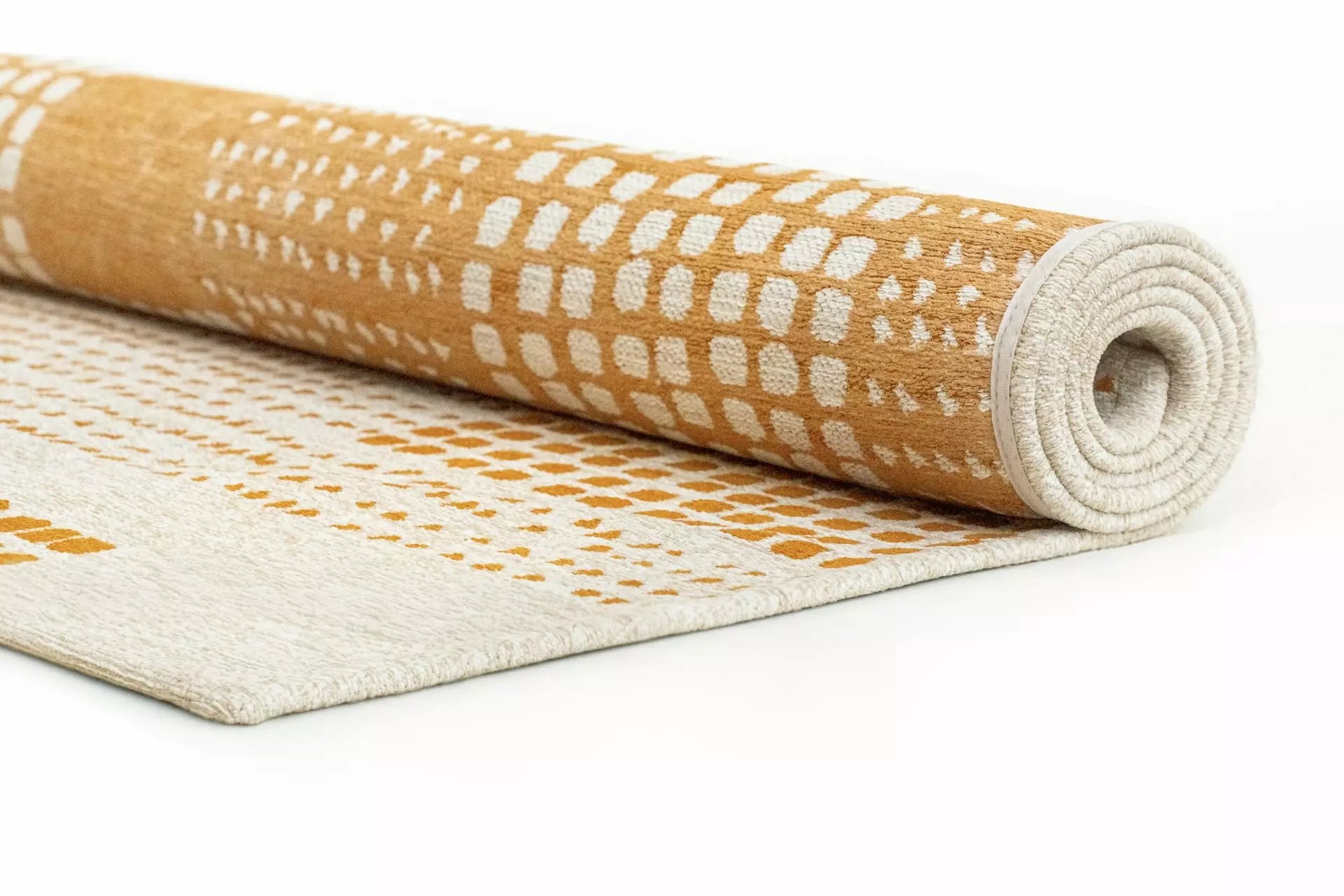 Teppich ZEN beige mit Gelb