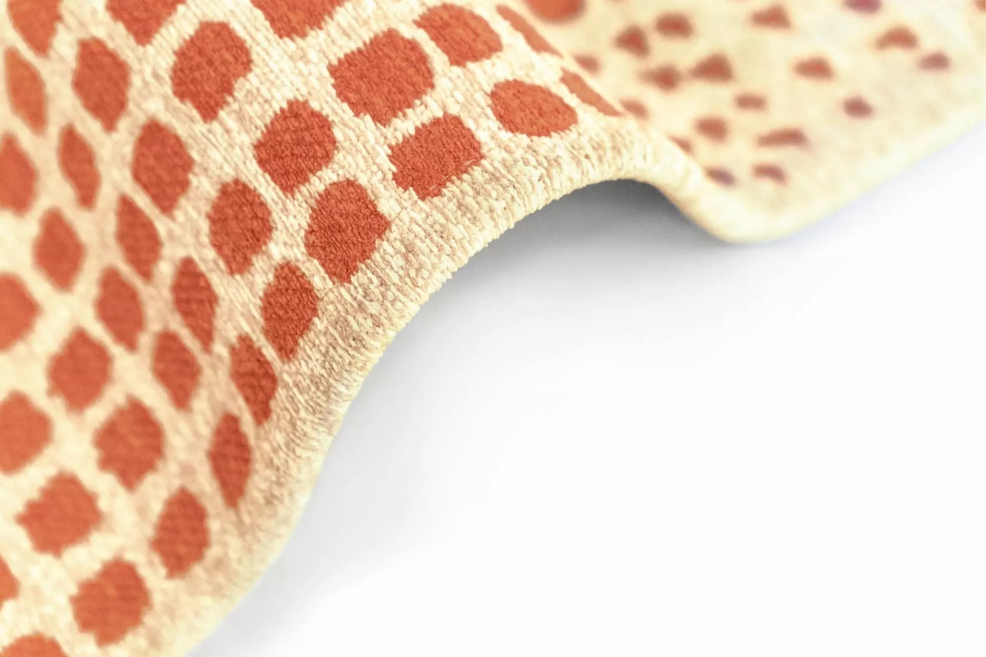 Beige ZEN rug with orange