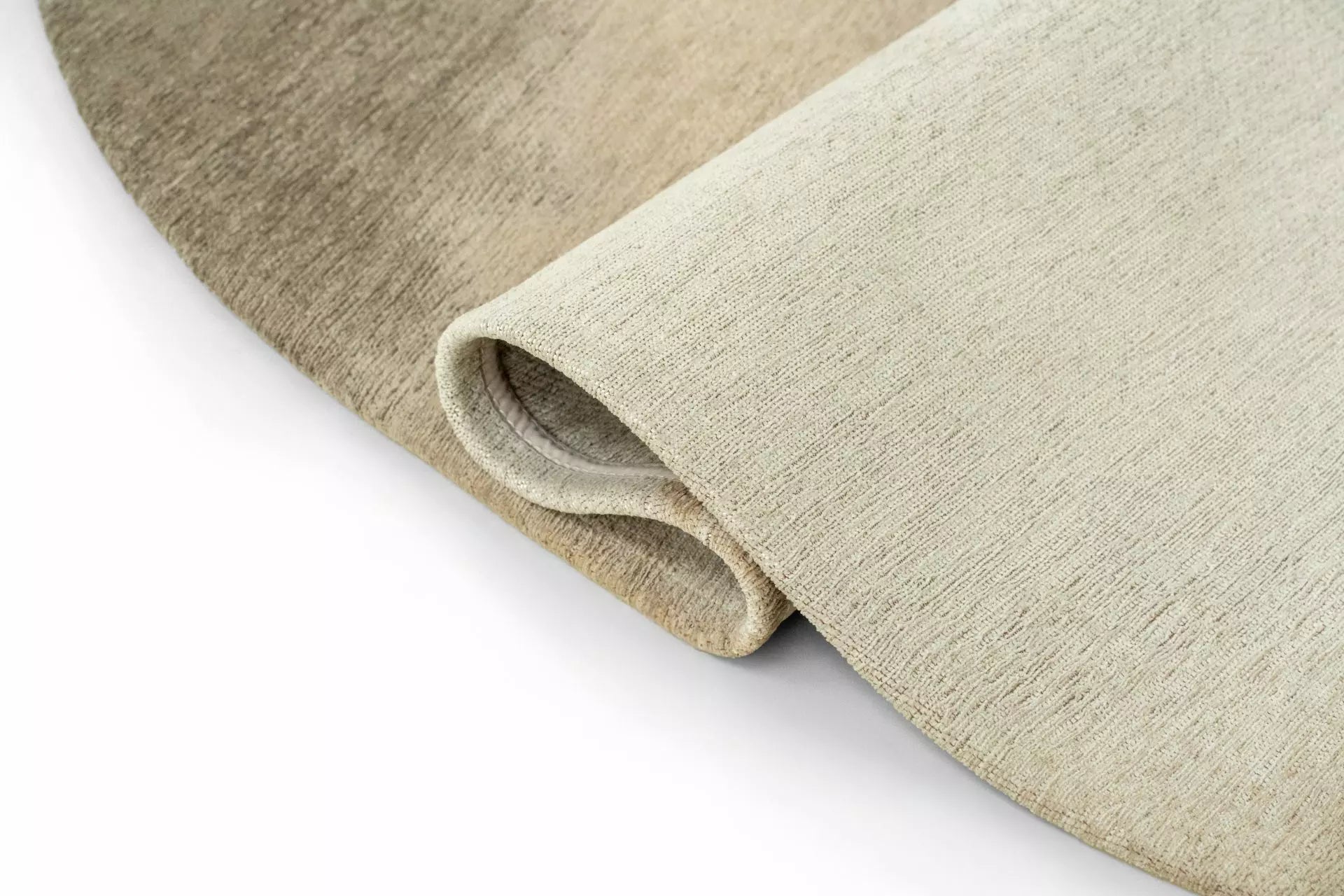 Ovaler Teppich AQUARELLE LEAF creme mit beige