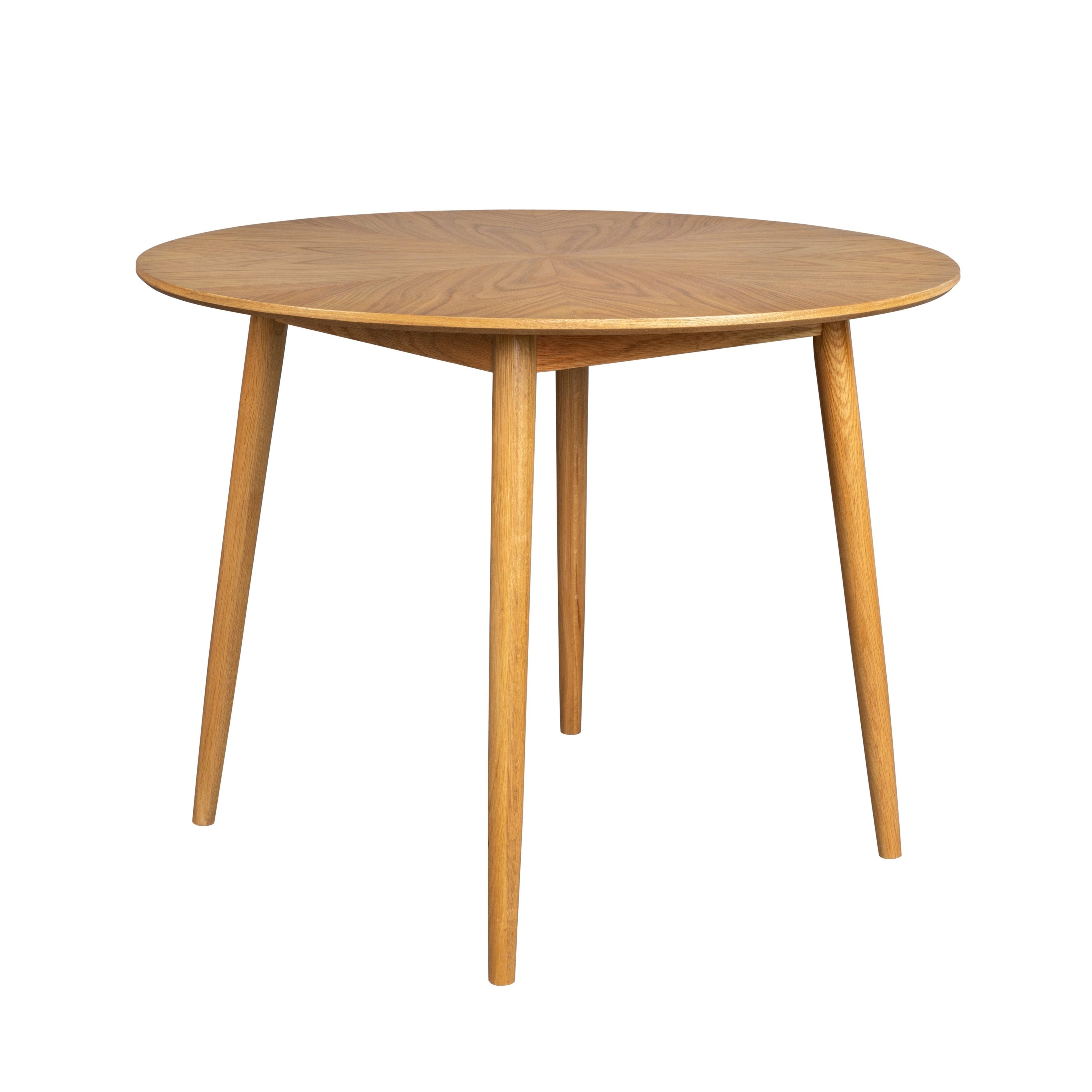 Fabio Round Table Oak Veneer