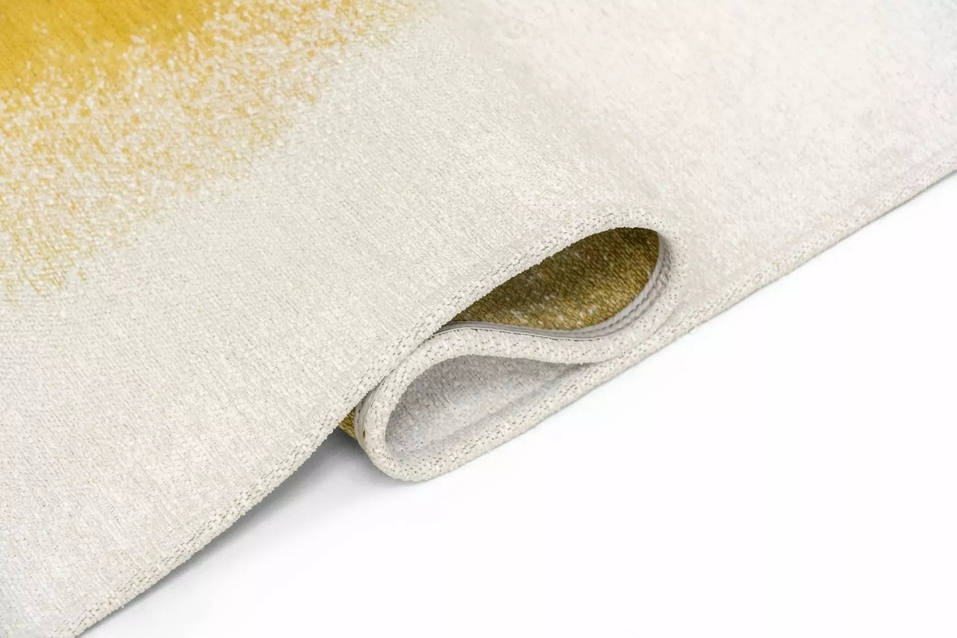 Teppich DROP weiß mit Gelb