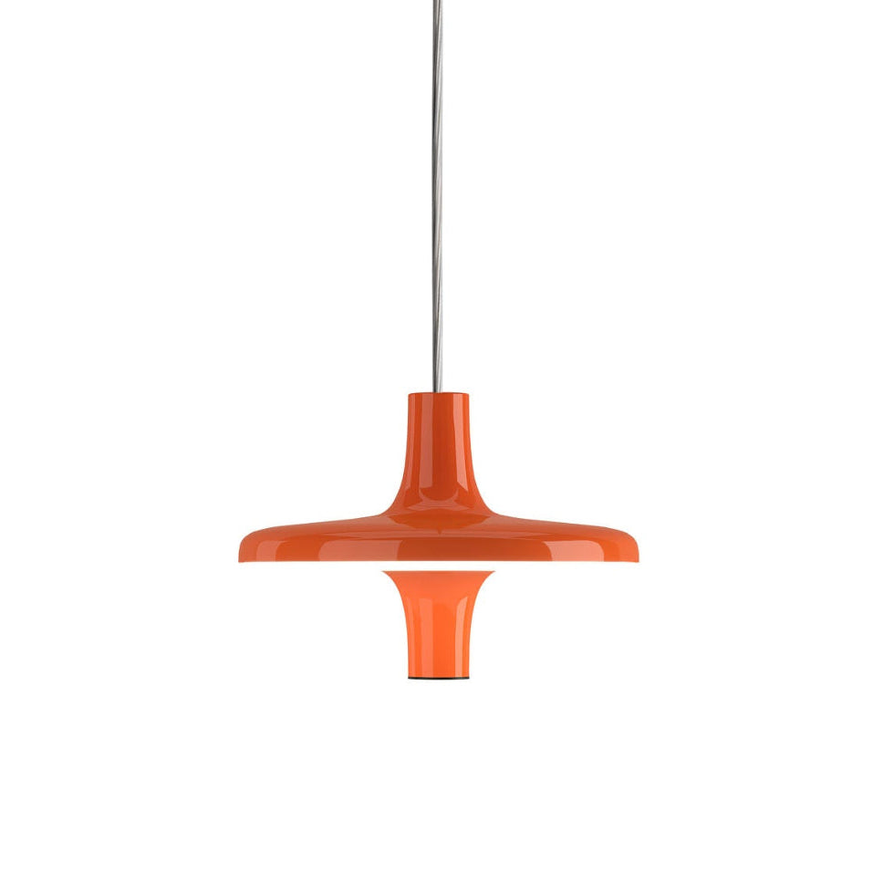 Hängelampe AVRO in glänzendem Orange