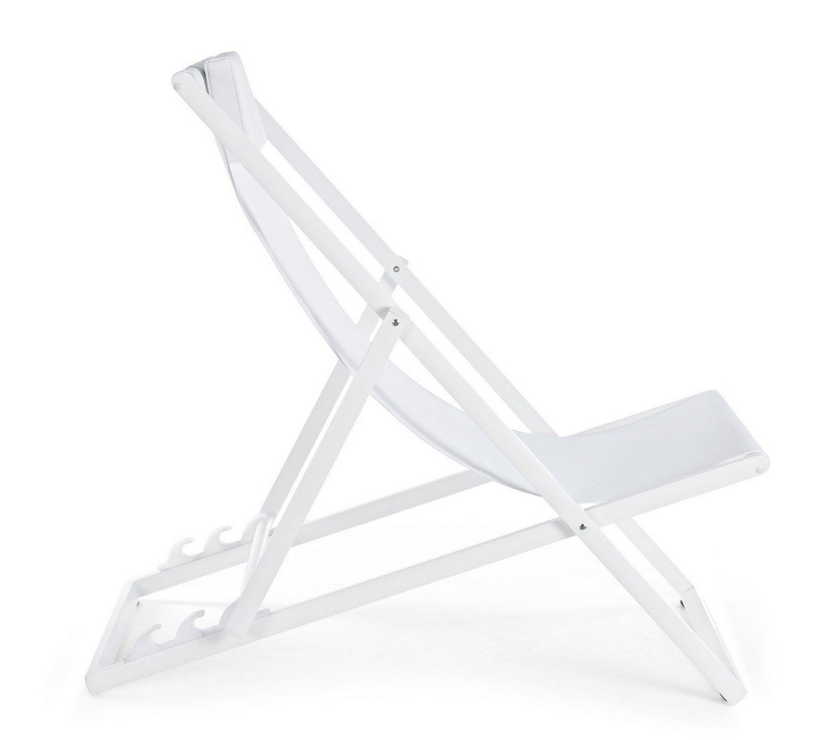 Leżak składany TAYLOR biały