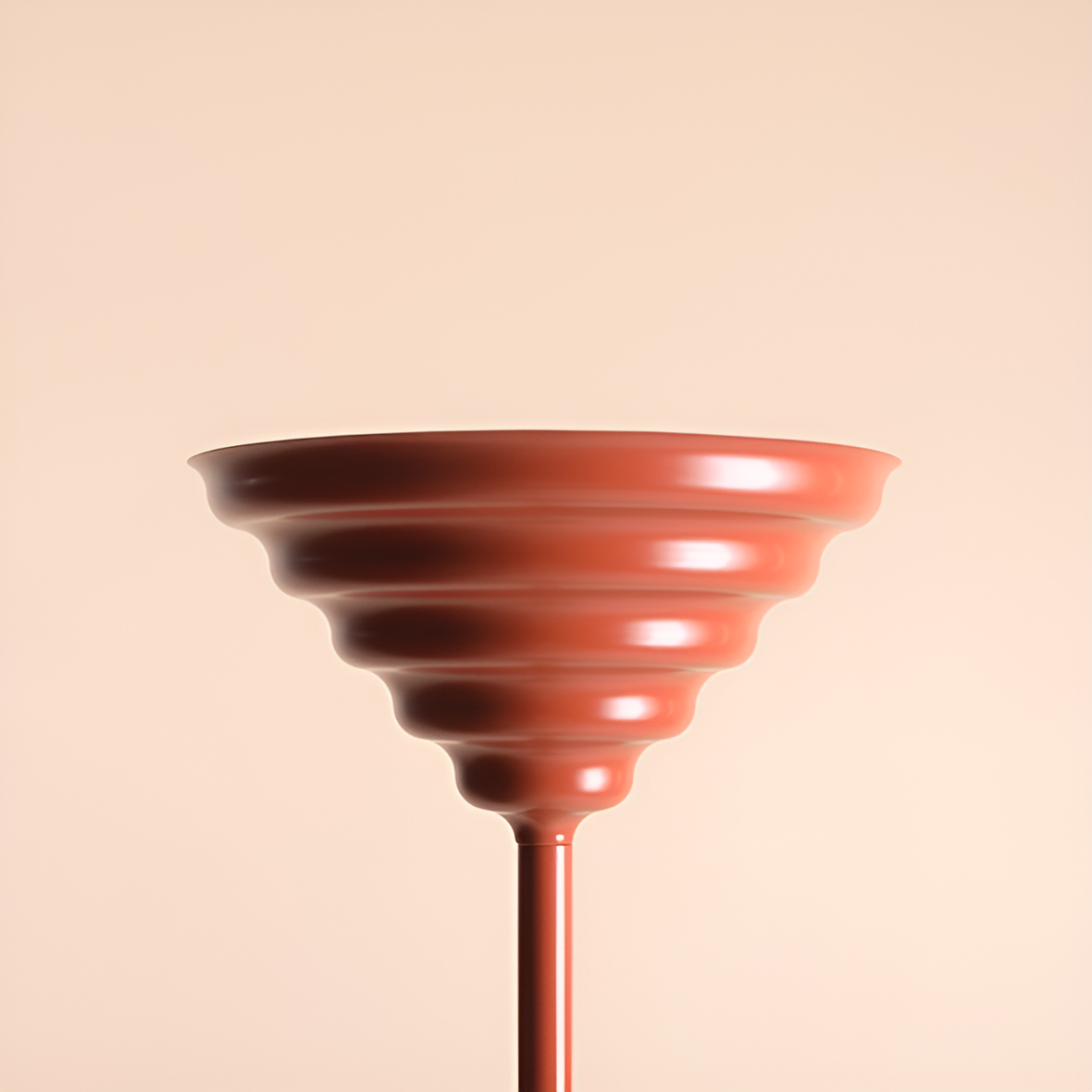 Floor lamp brick wave