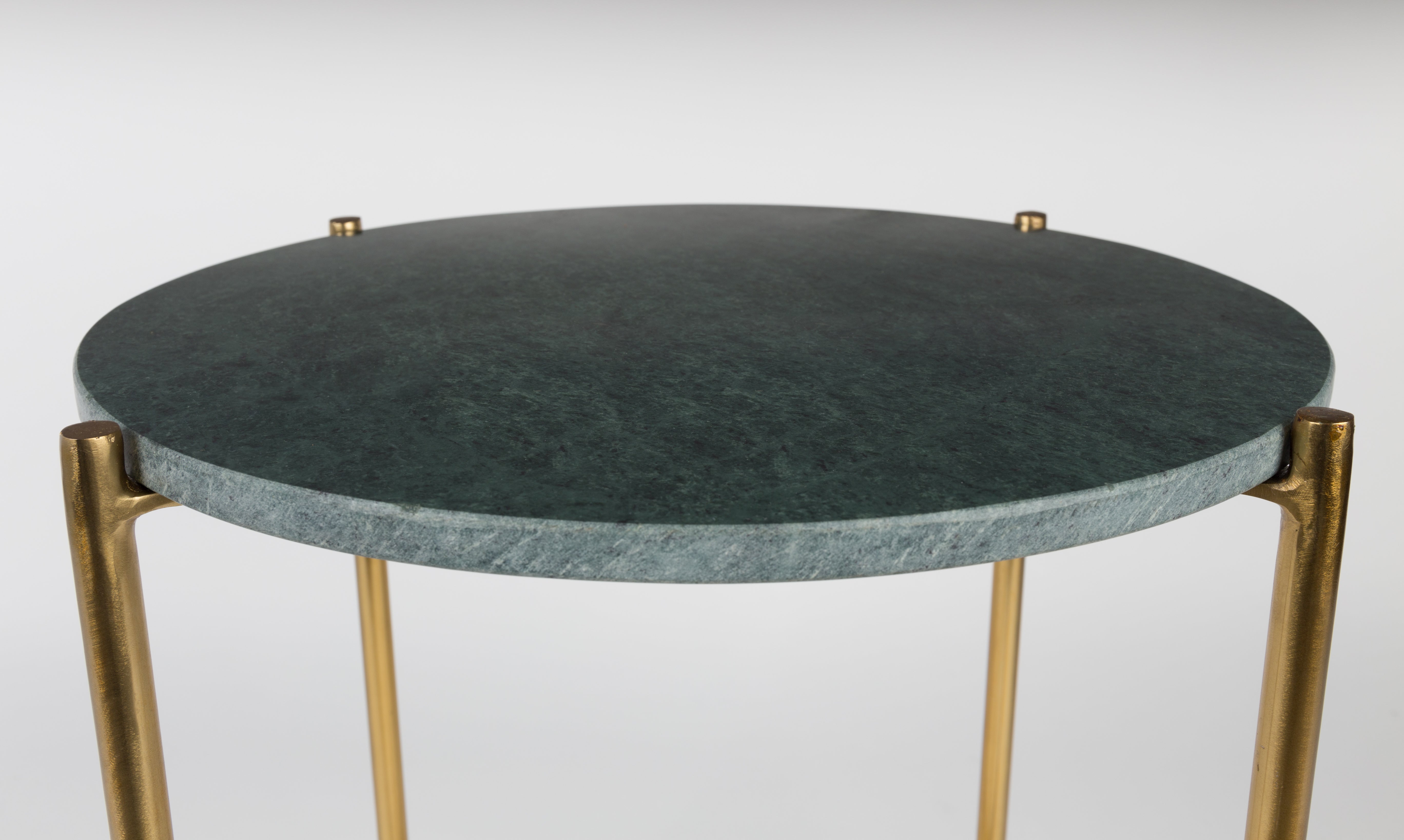 TIMPA table green marble with gold