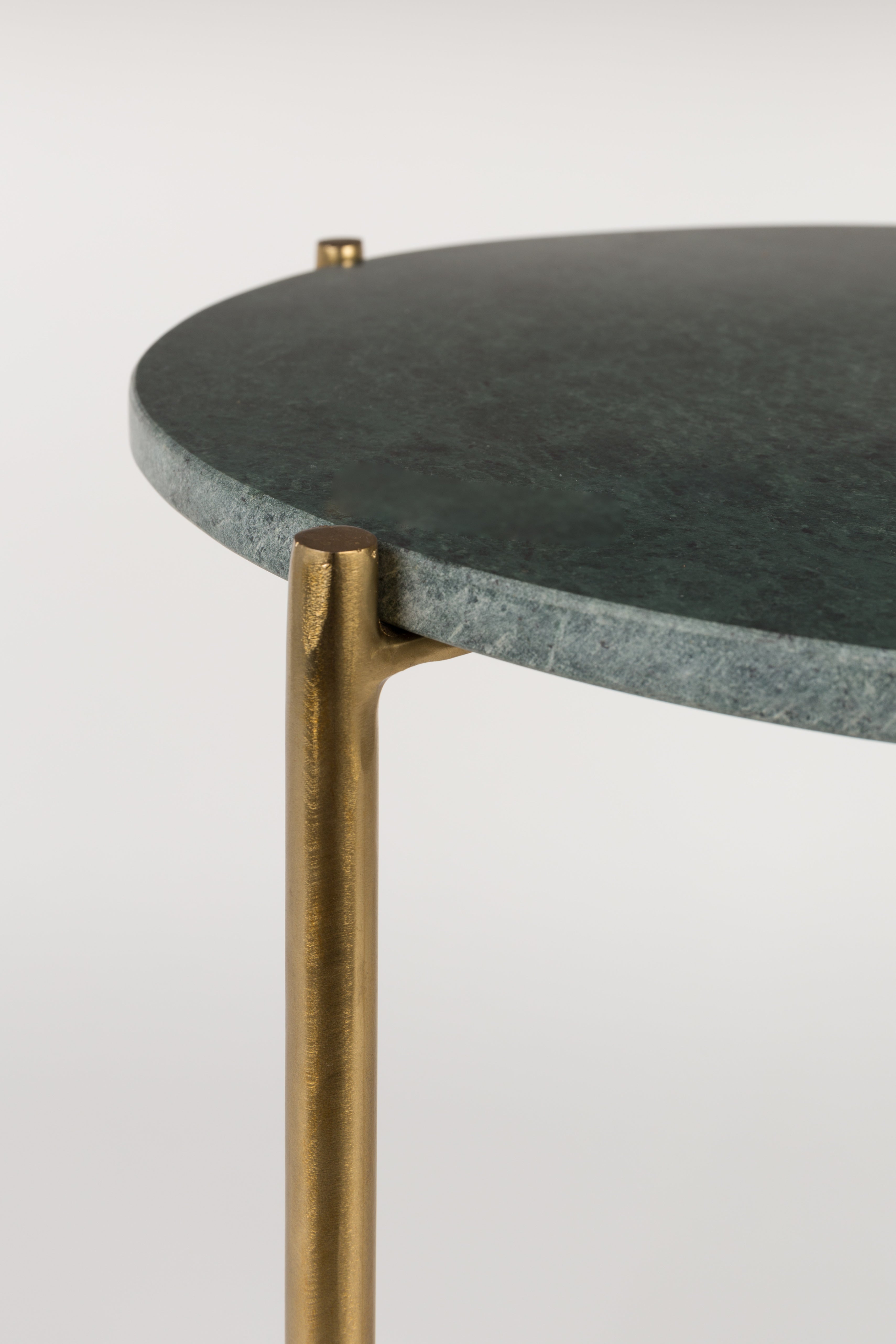 TIMPA table green marble with gold