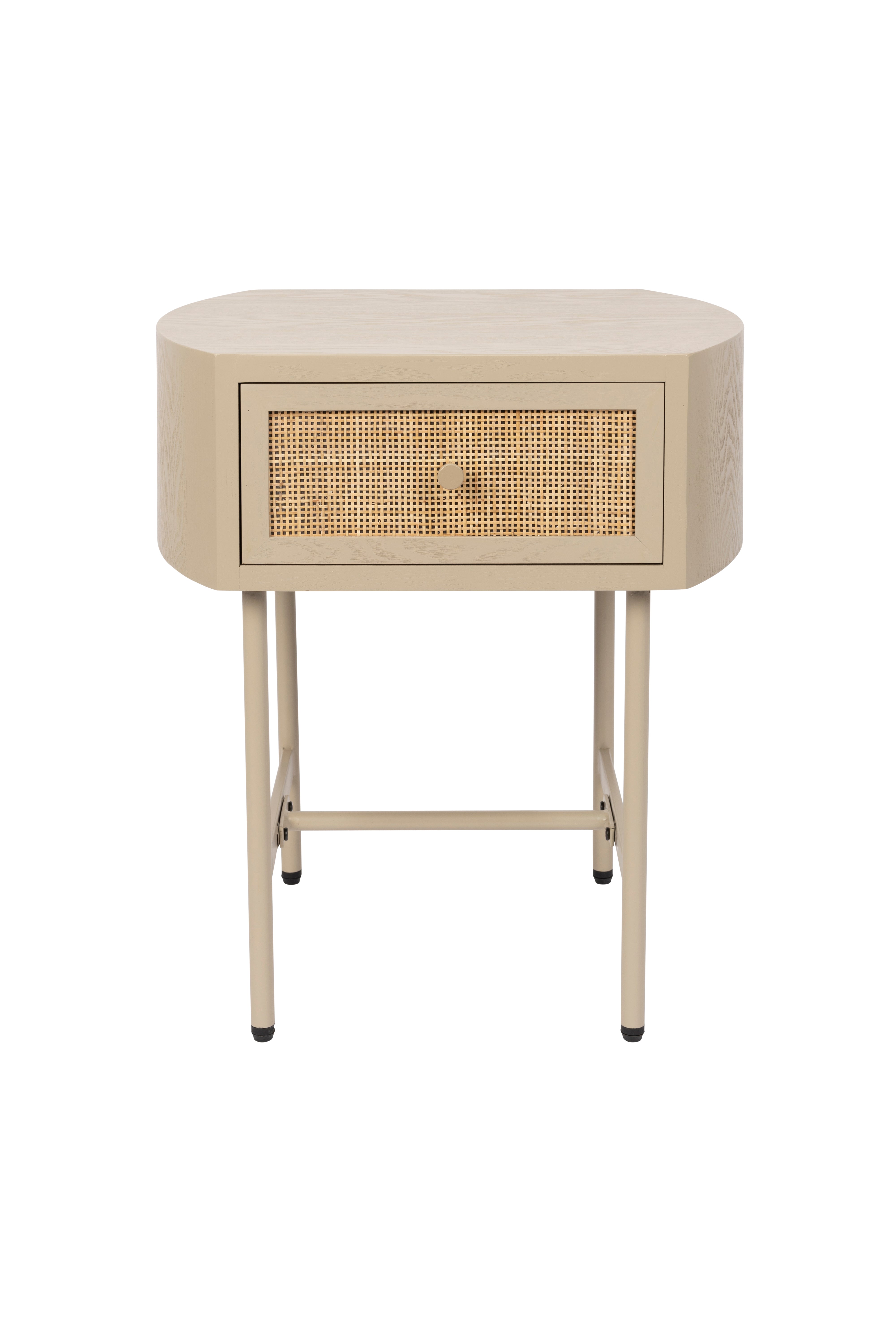 Amaya Beige table with rattan