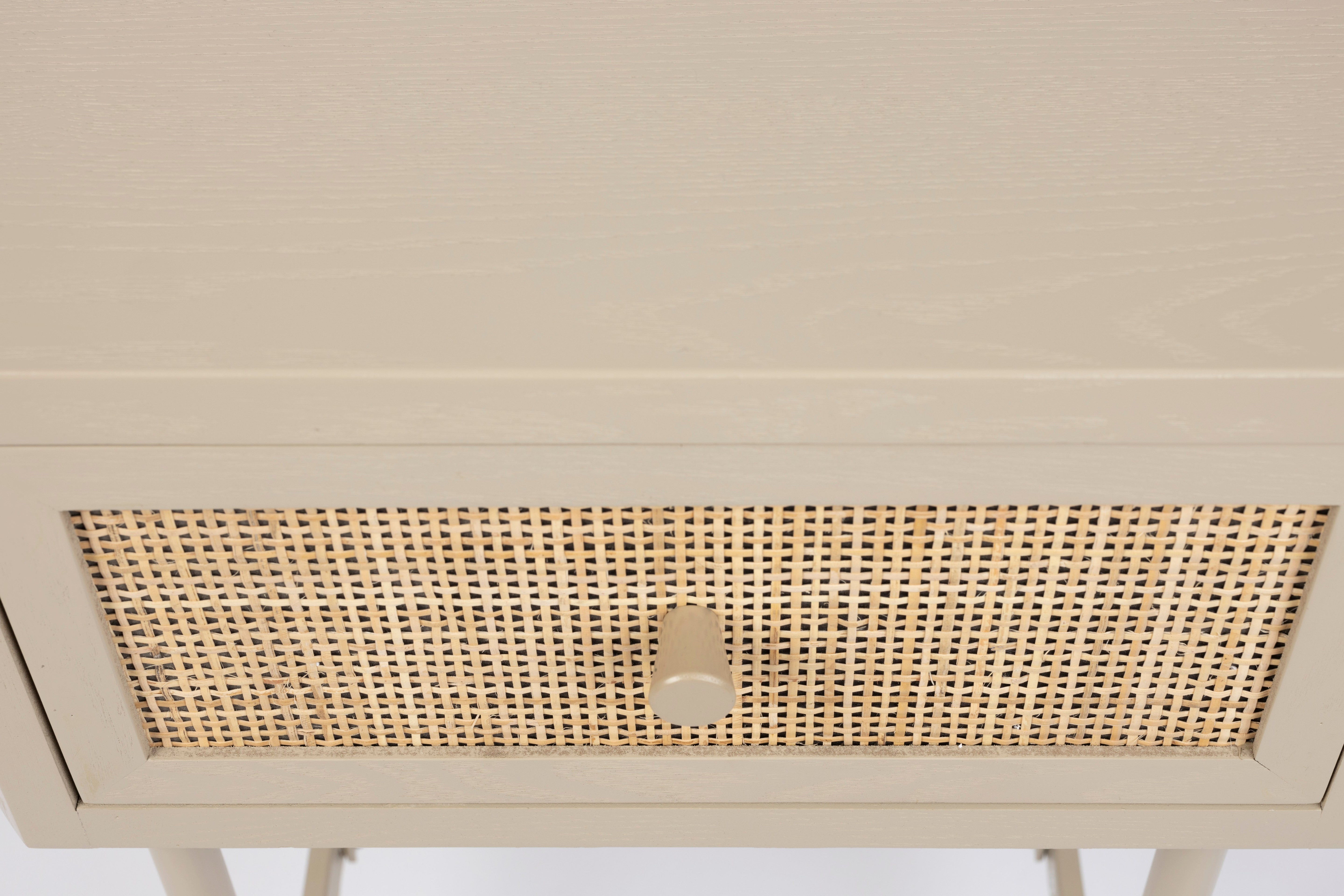 Amaya Beige table with rattan