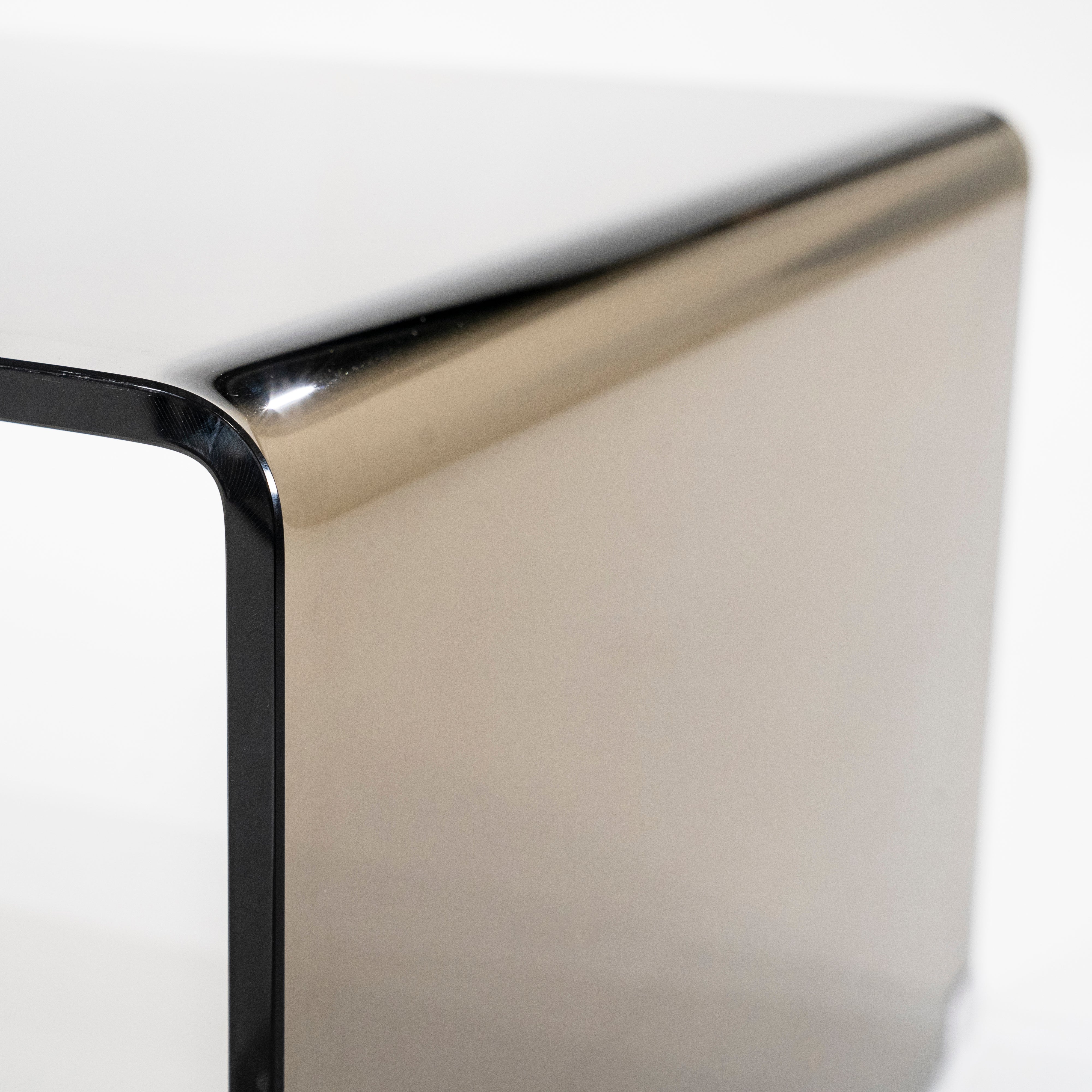 Couchtisch SHADOW braunes Glas