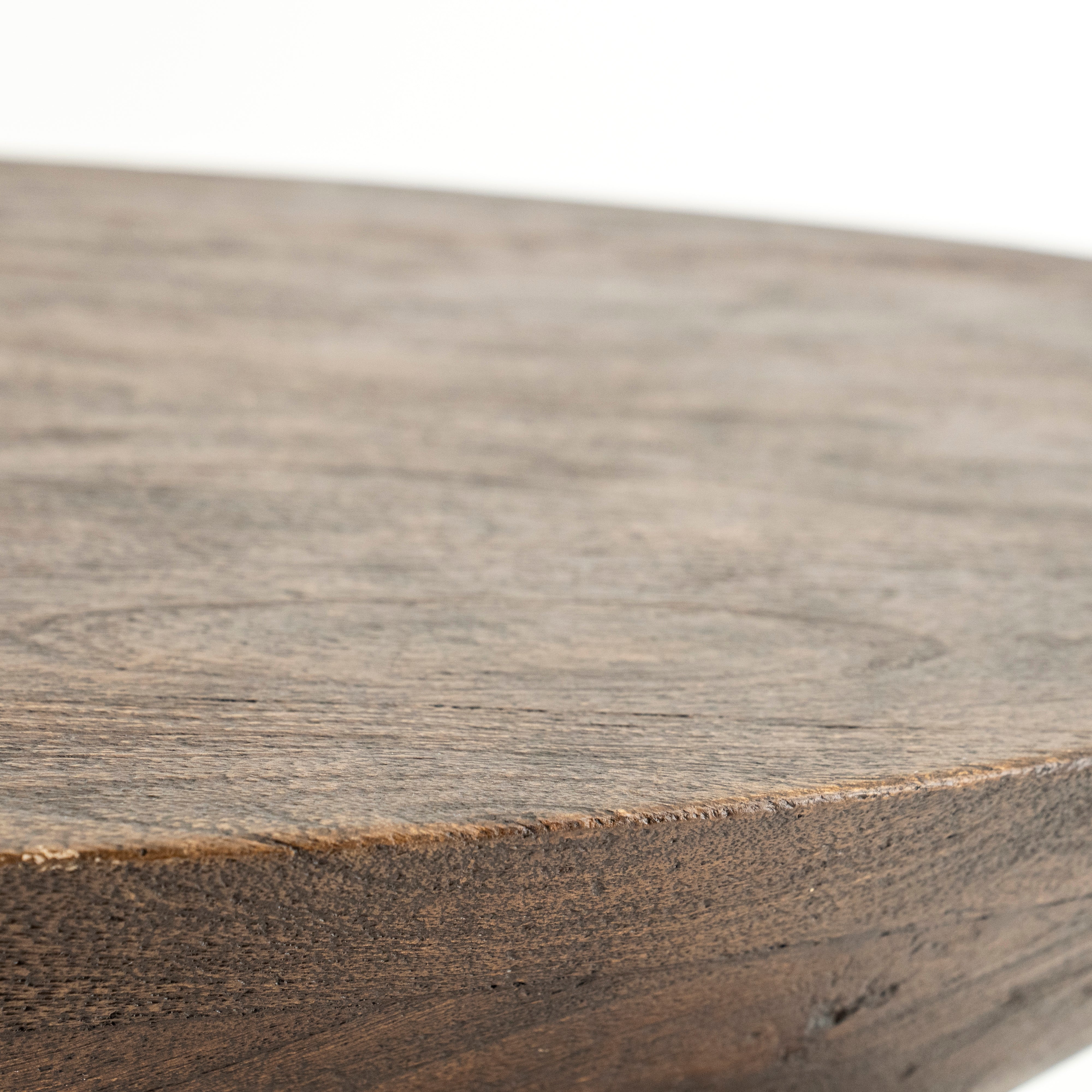 Couchtisch COBBLE dunkelbraunes Mangoholz