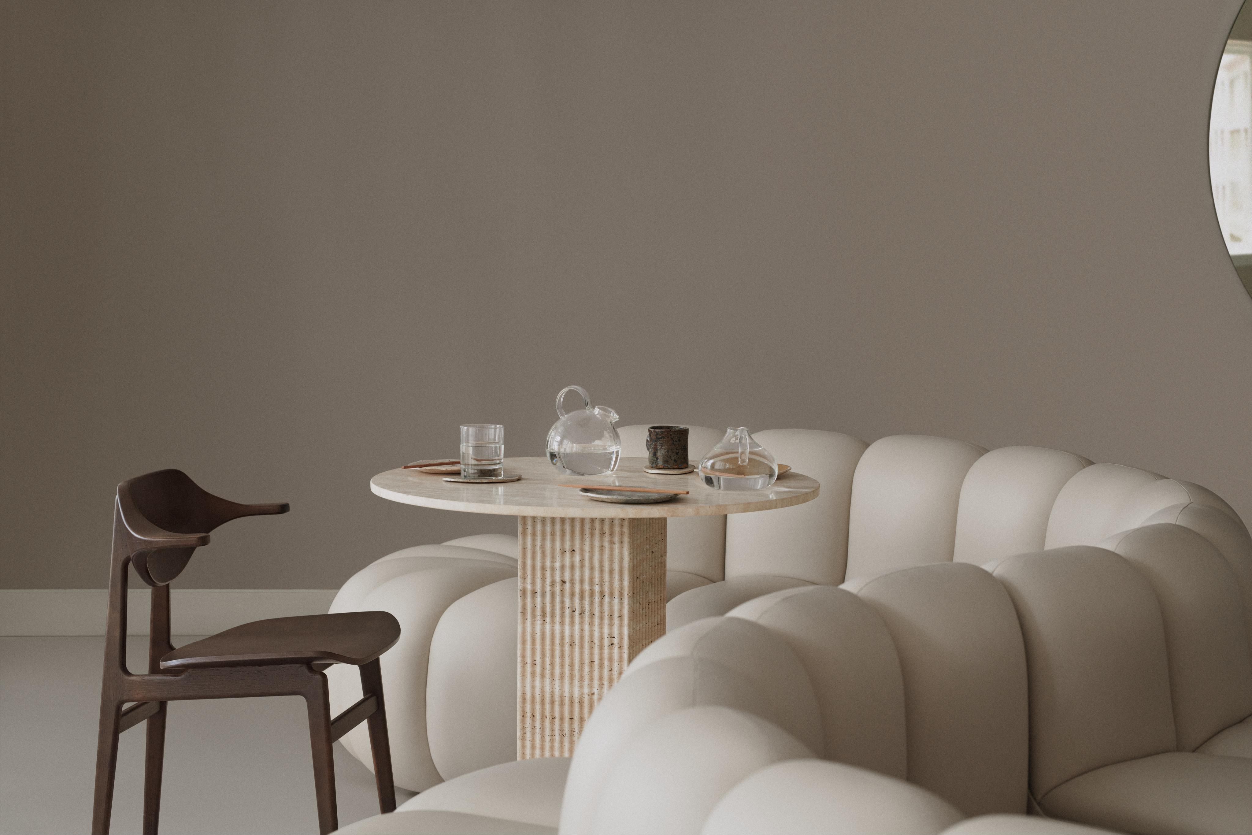 Runder Tisch SOHO Travertin