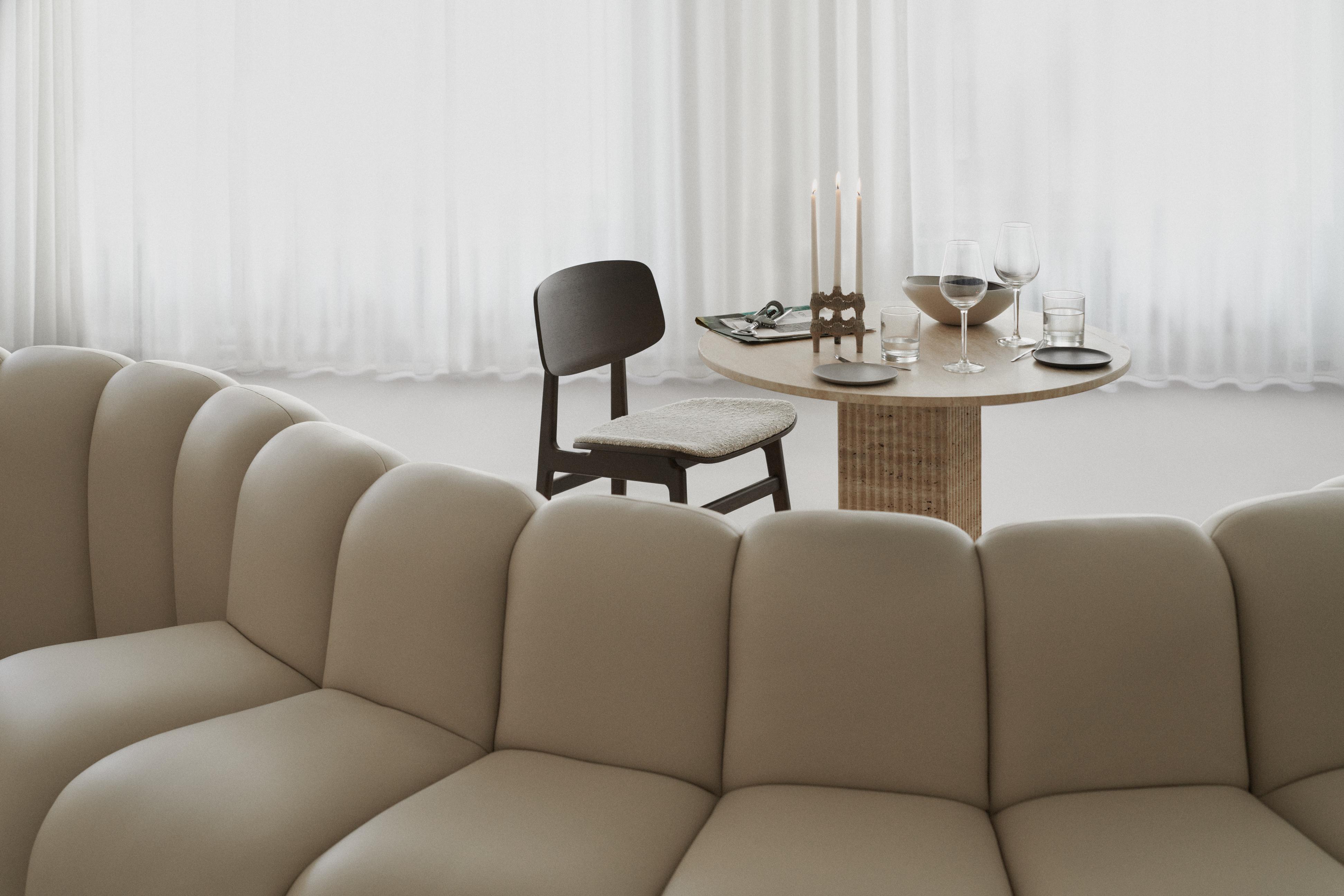 Runder Tisch SOHO Travertin