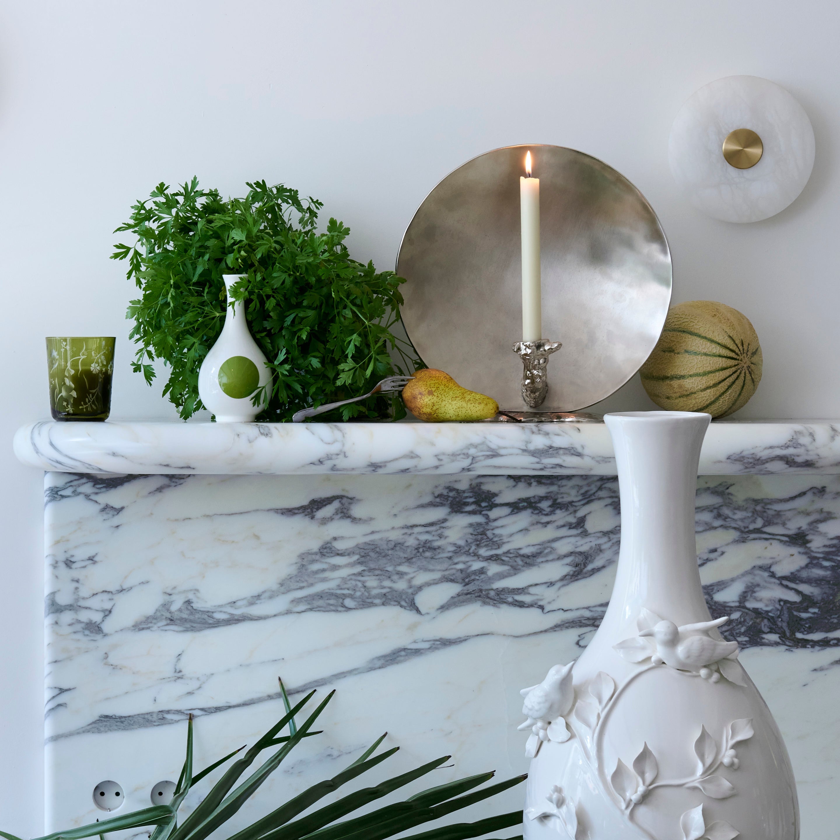 Metallischer Kerzenhalter SPHERICAL DRIP