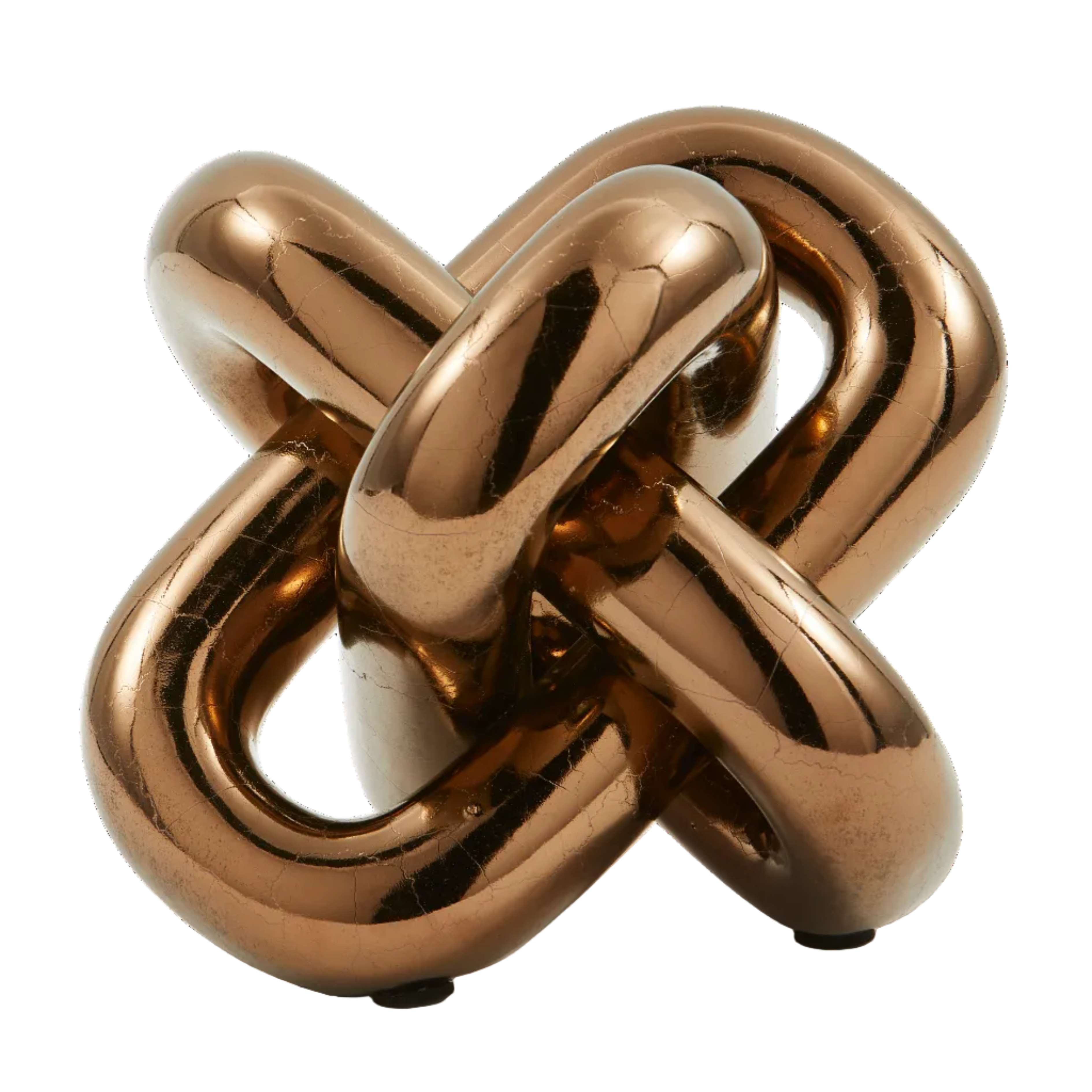 Decorative Figure MOVING CHAIN Copper